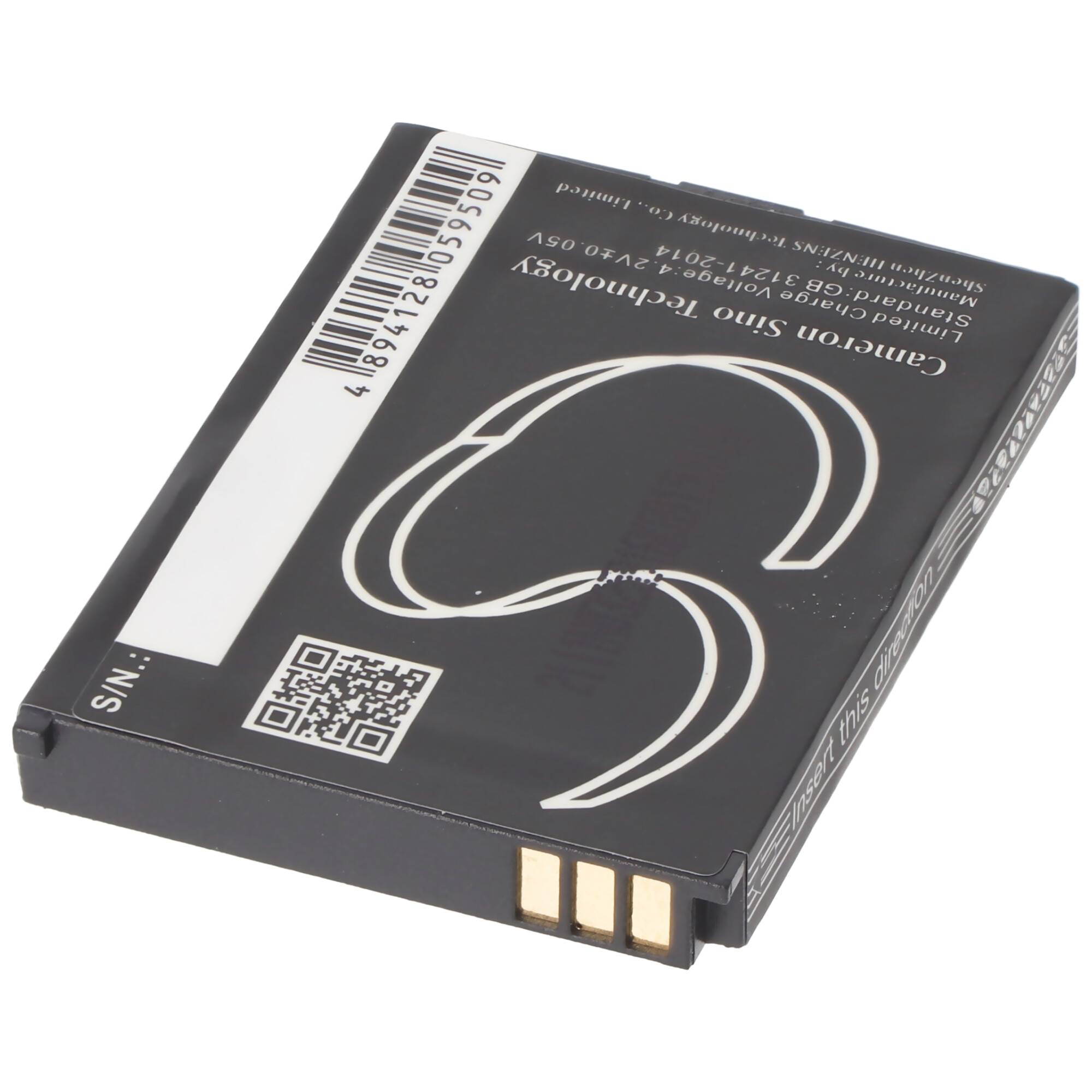 Akku passend für Swissvoice eSense, eSense Color, SV 20406288, C8425, SV 20406315 Li-Ion, 3,7V, 600mAh, 2,2Wh