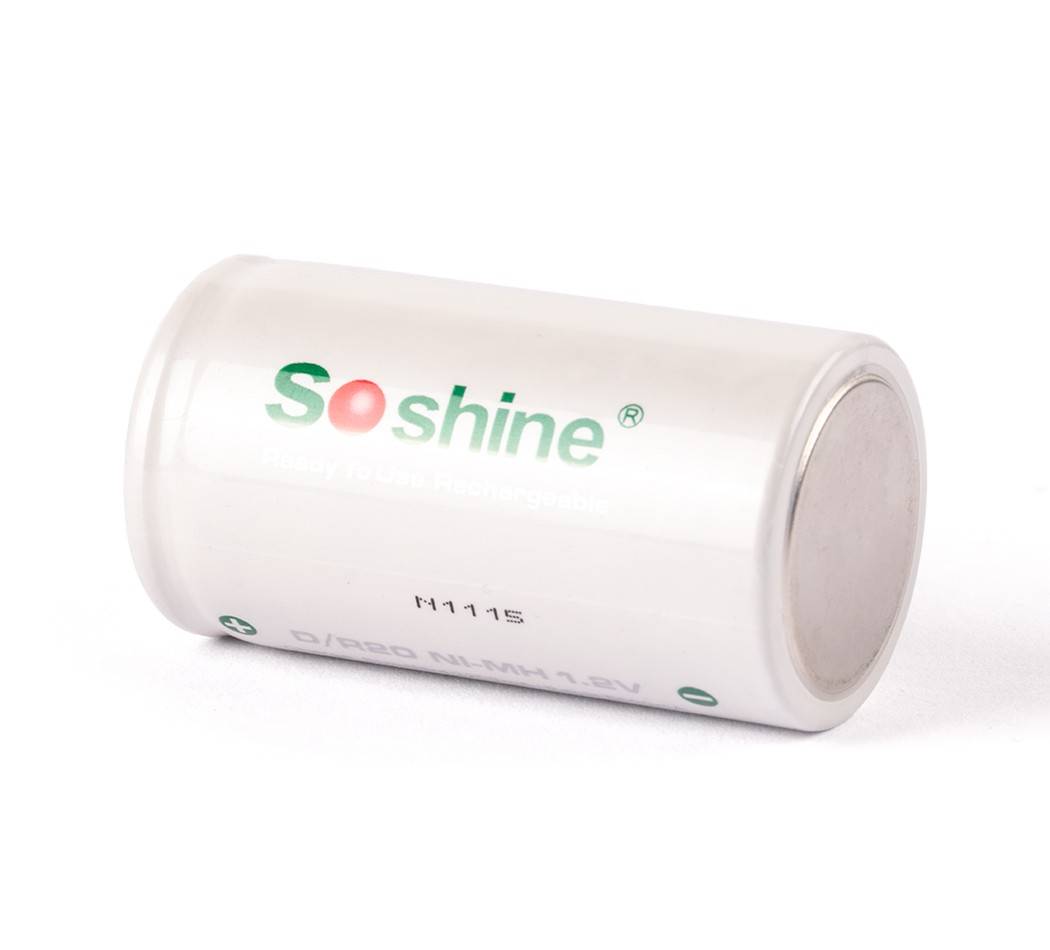 D Mono R20 wiederaufladbarer NiMH Akku mit 11000mAh