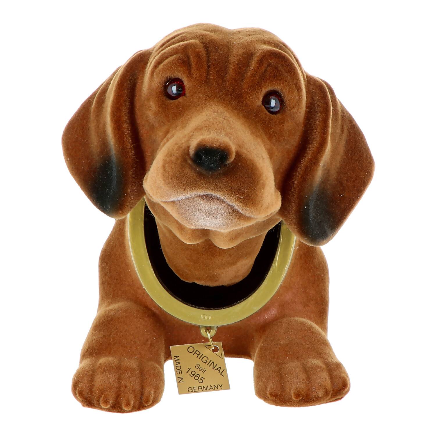 Der original Wackeldackel, Ausführung liegend mit dem Wackelkopf