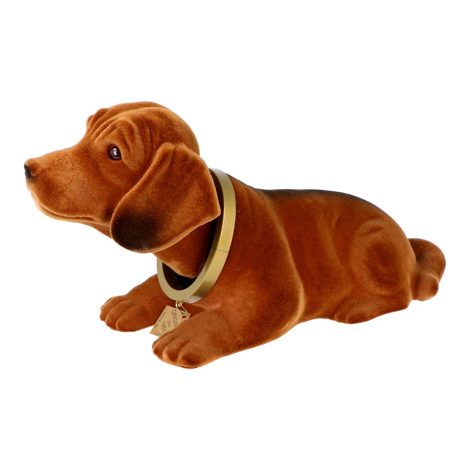 Der original Wackeldackel, Ausführung liegend mit dem Wackelkopf