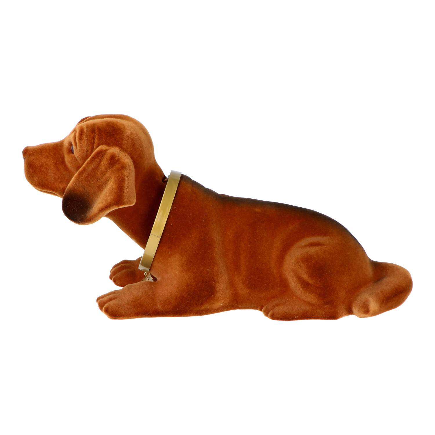 Der original Wackeldackel, Ausführung liegend mit dem Wackelkopf