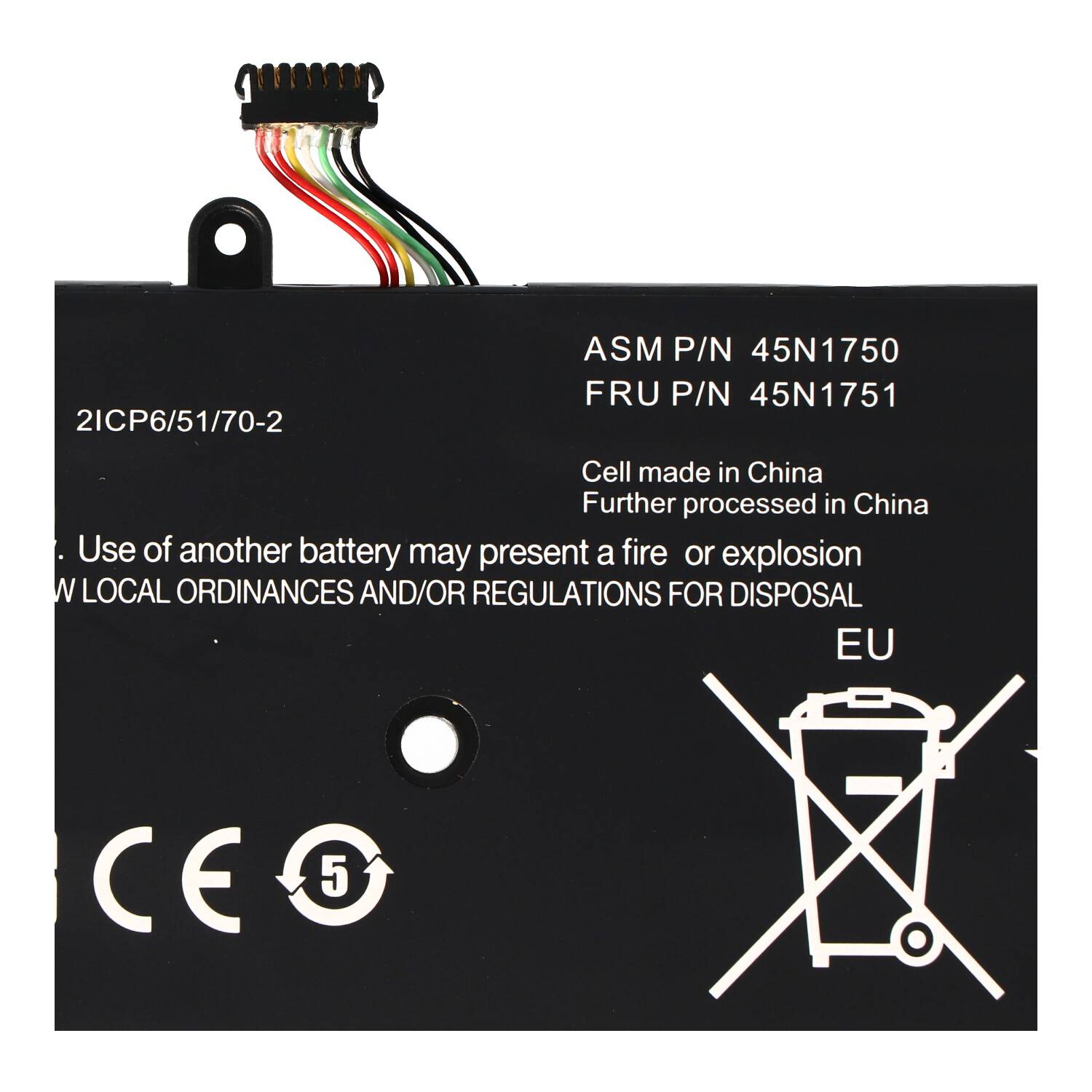 Akku passend für Lenovo ThinkPad Yoga 11e, 45N1751, Li-Polymer, 7,4V, 4600mAh, 34,0Wh, built-in