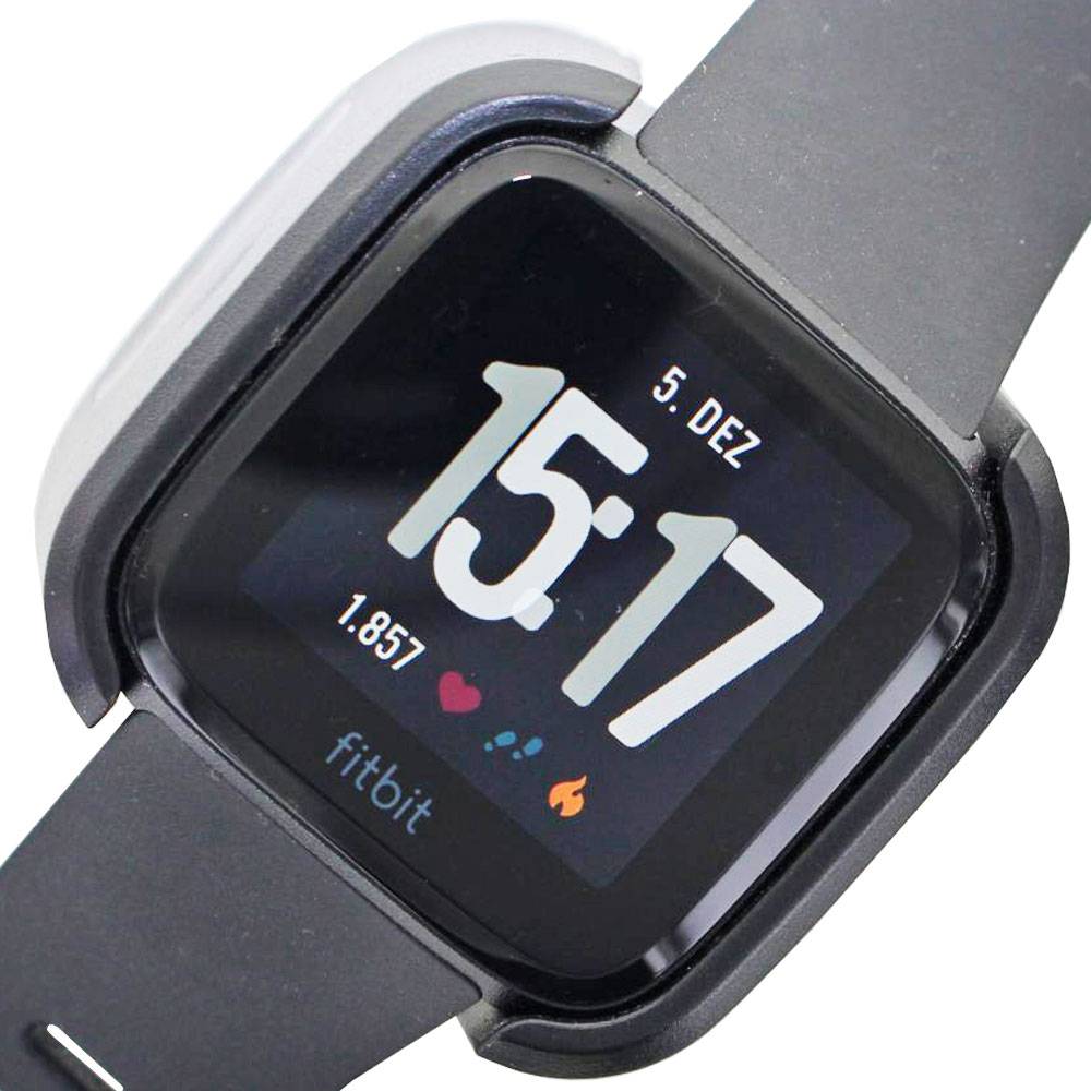 Ladegerät passend für die Fitbit Versa schwarz mit USB Kabel 1 Meter, Ladekabel für Fitbit Versa