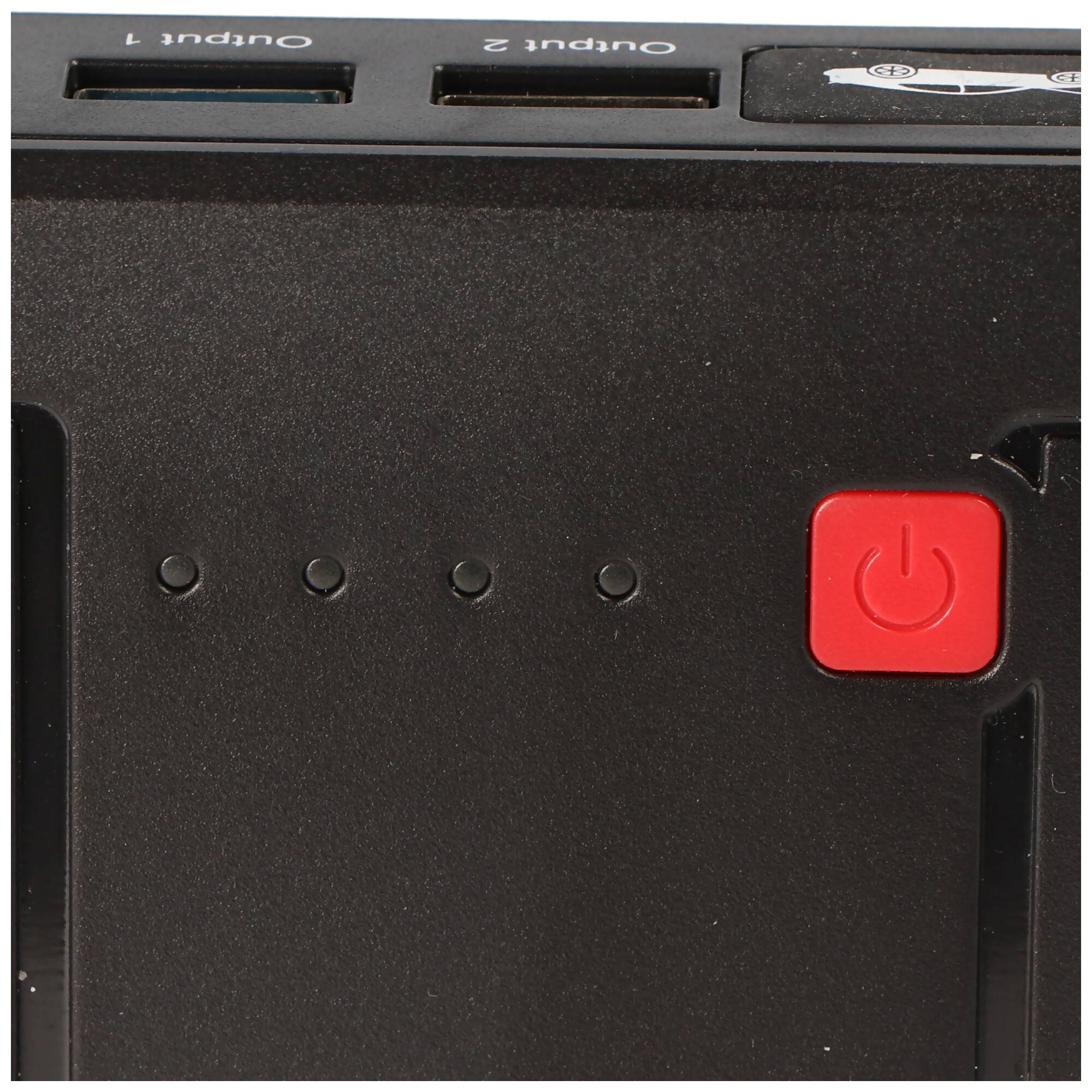 Jumpstarter, der kompakte KFZ-Starthilfe-Powerakku mit Powerbank- und LED-Taschenlampenfunktion