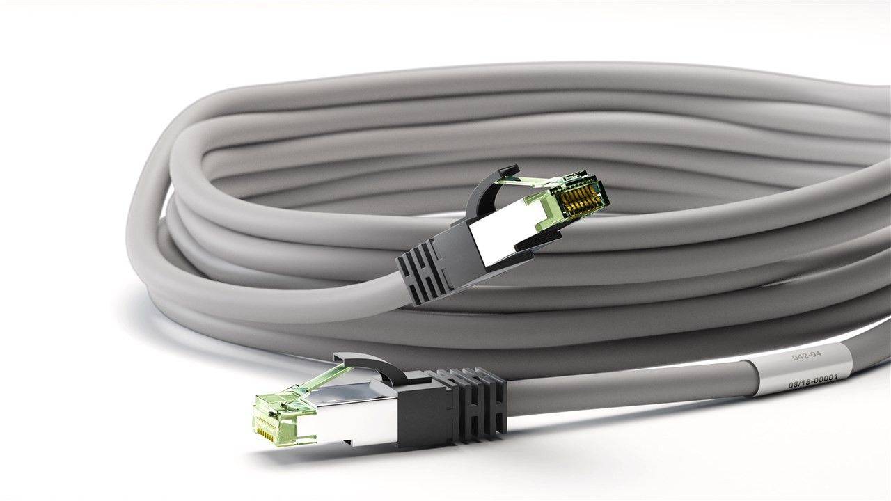 Goobay CAT 8.1 Netzwerkkabel, S/FTP (PiMF), Grau 0,50 m