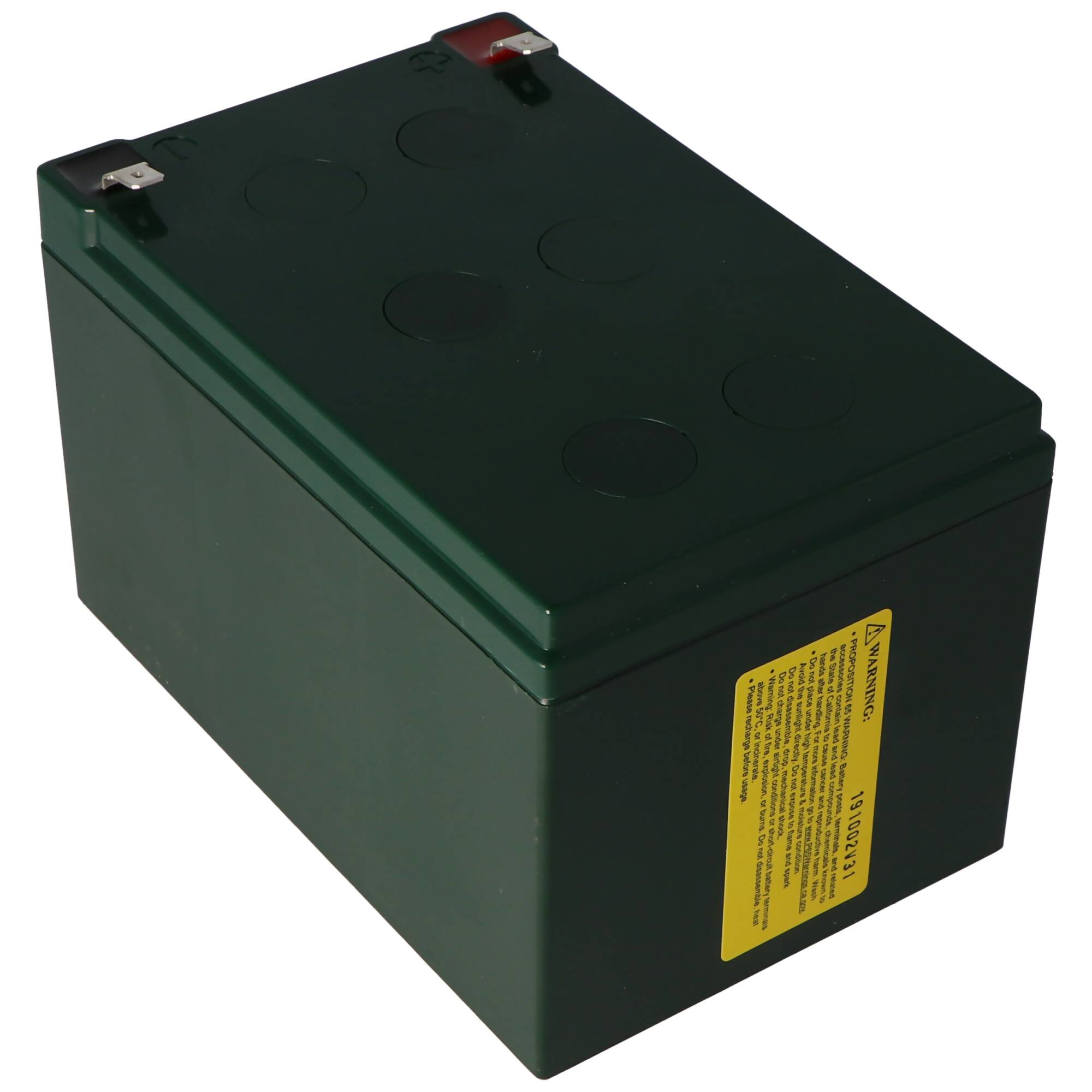 CSB-EVX12120F2 12 Volt AGM Bleiakku 12Ah, 151x98x100mm Faston 6,3mm Zyklenfest + Standby