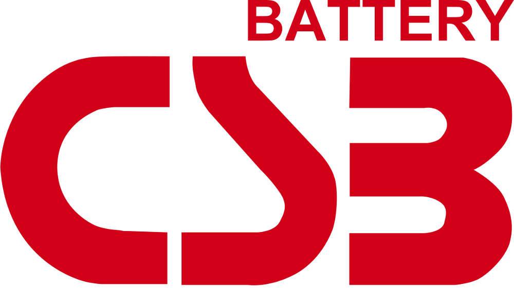 Rotes CSB-Batterie-Logo mit dem Wort 