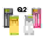 Nitecore Q2 - Schnelladegerät für Li-Ion Akkus, 2 Schachtlader - 4 Farben zur Auswahl