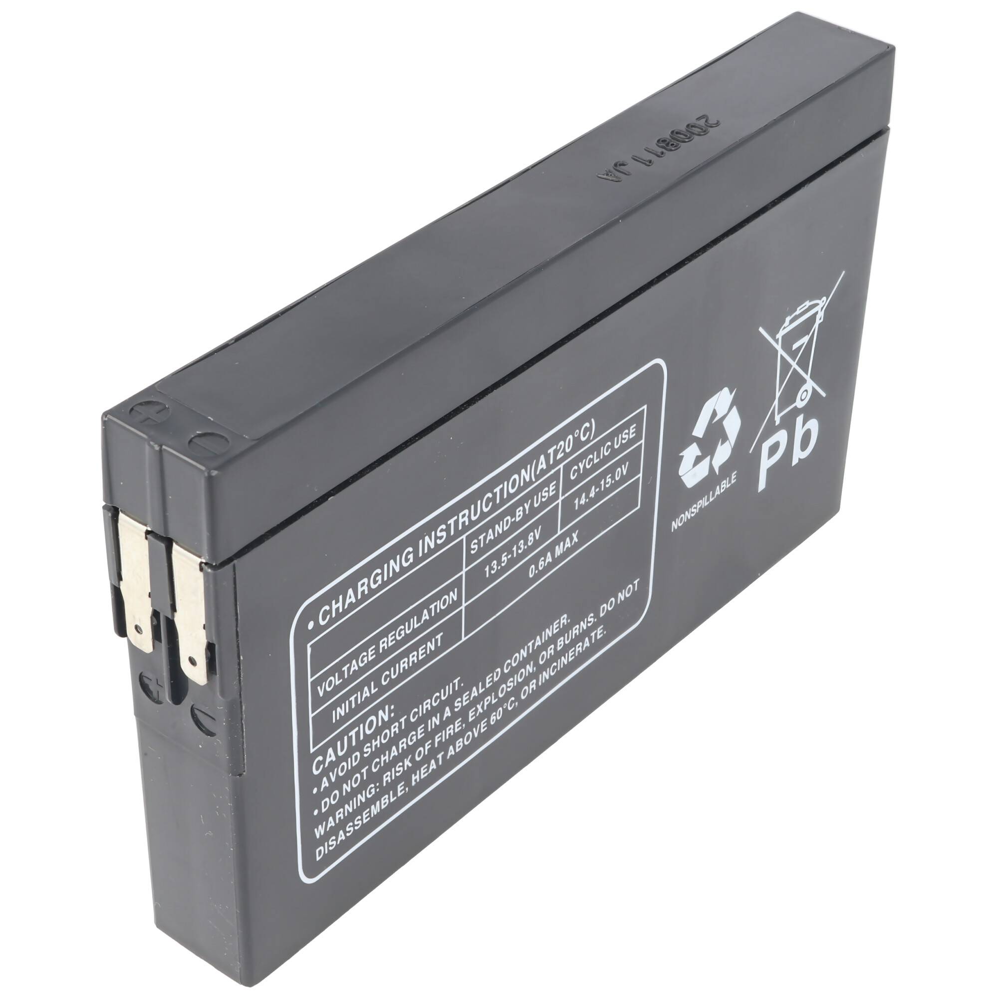 MP2-12SL Multipower Blei Akku 12 Volt 2Ah auch passend für den Yuasa NP2-12 Akku