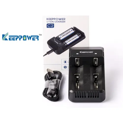 KeepPower C2 Ladegerät für Lithium-Ionen-Akkus KeepPower C2 Ladegerät für Lithium-Ionen-Akkus