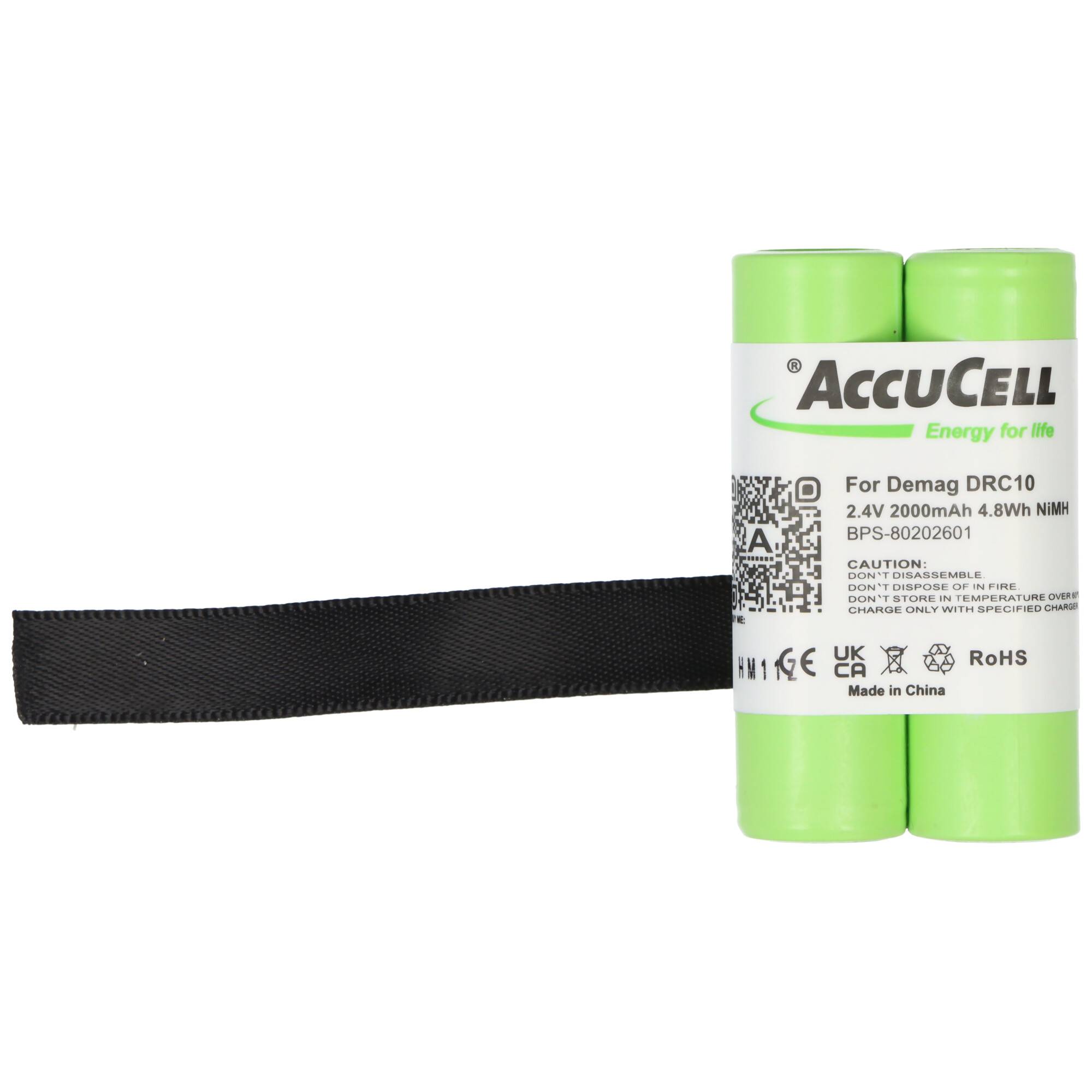 Kranakku NiMH 2,4V 2000mAh passend für Demag 773-499-44 Akku