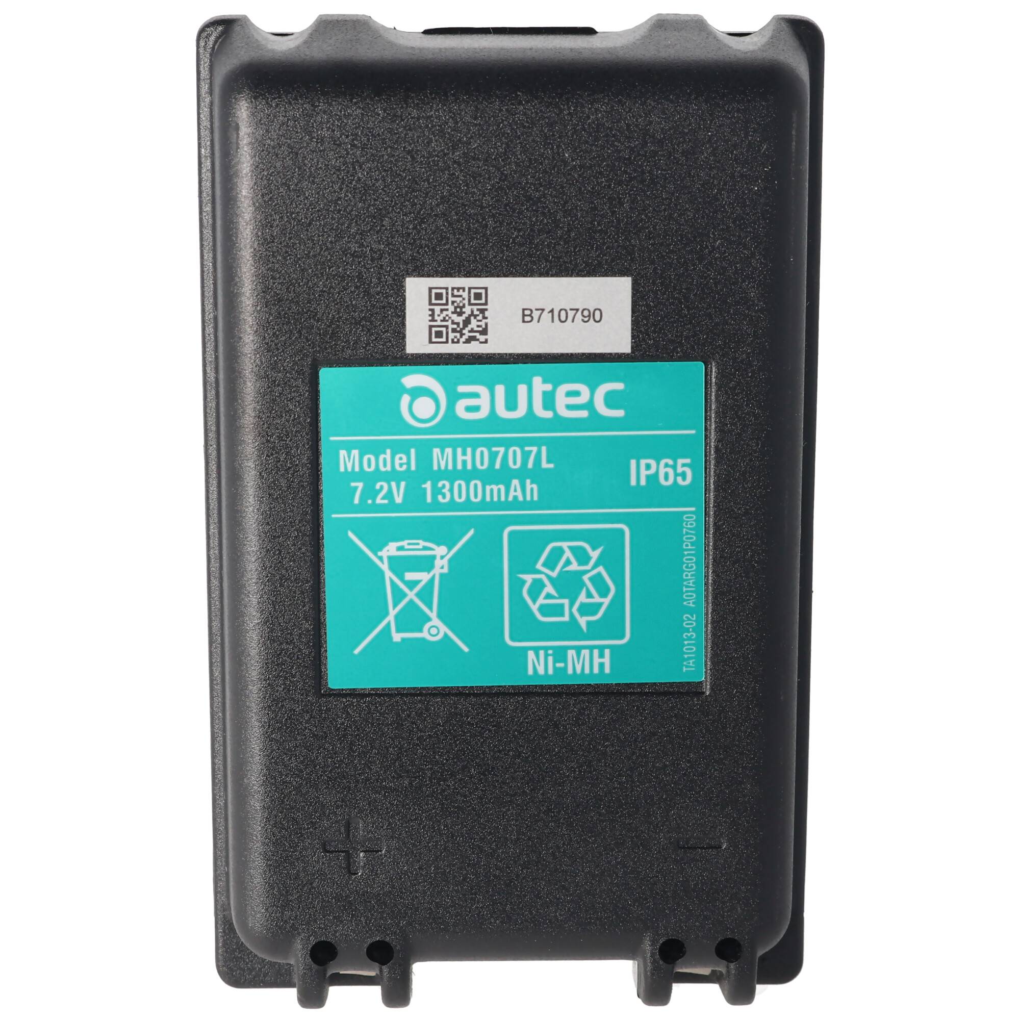 Kranakku NiMH 7,2V 1300mAh Original-Akku Original-Akku Autec MH0707L