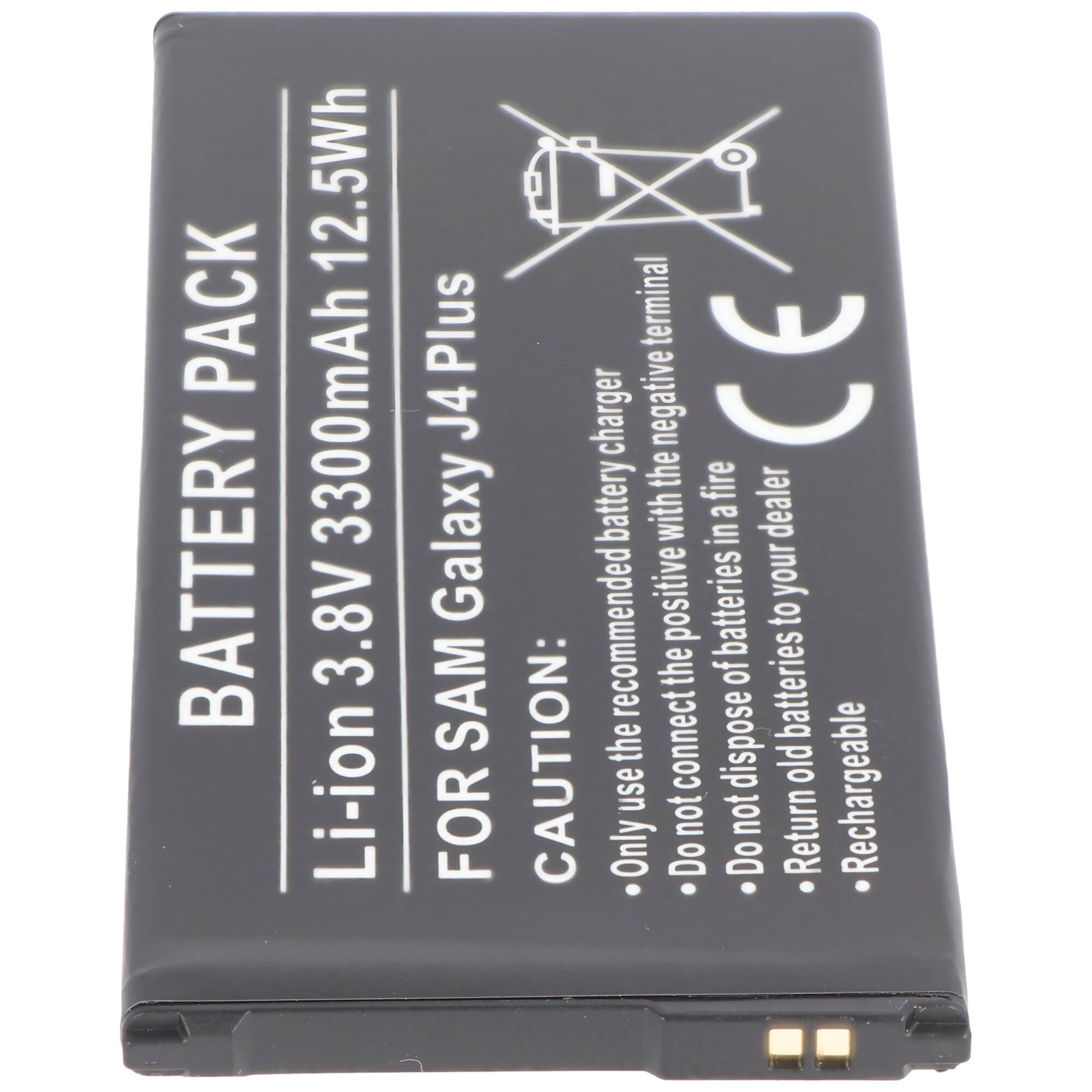 Akku passend für Samsung Galaxy J4 Plus Li-Polymer Akkutyp EB-BG610ABA, EB-BG610ABE, EB-BG611ABE, GH82-17872A