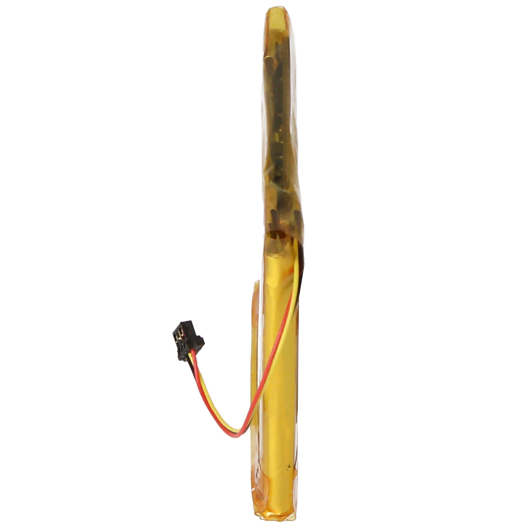 Akku passend für Beats Solo 2.0, Solo 3.0, Li-Polymer, 3,7V, 350mAh, 1,3Wh, 35,2 x 34,2 x 3,8mm