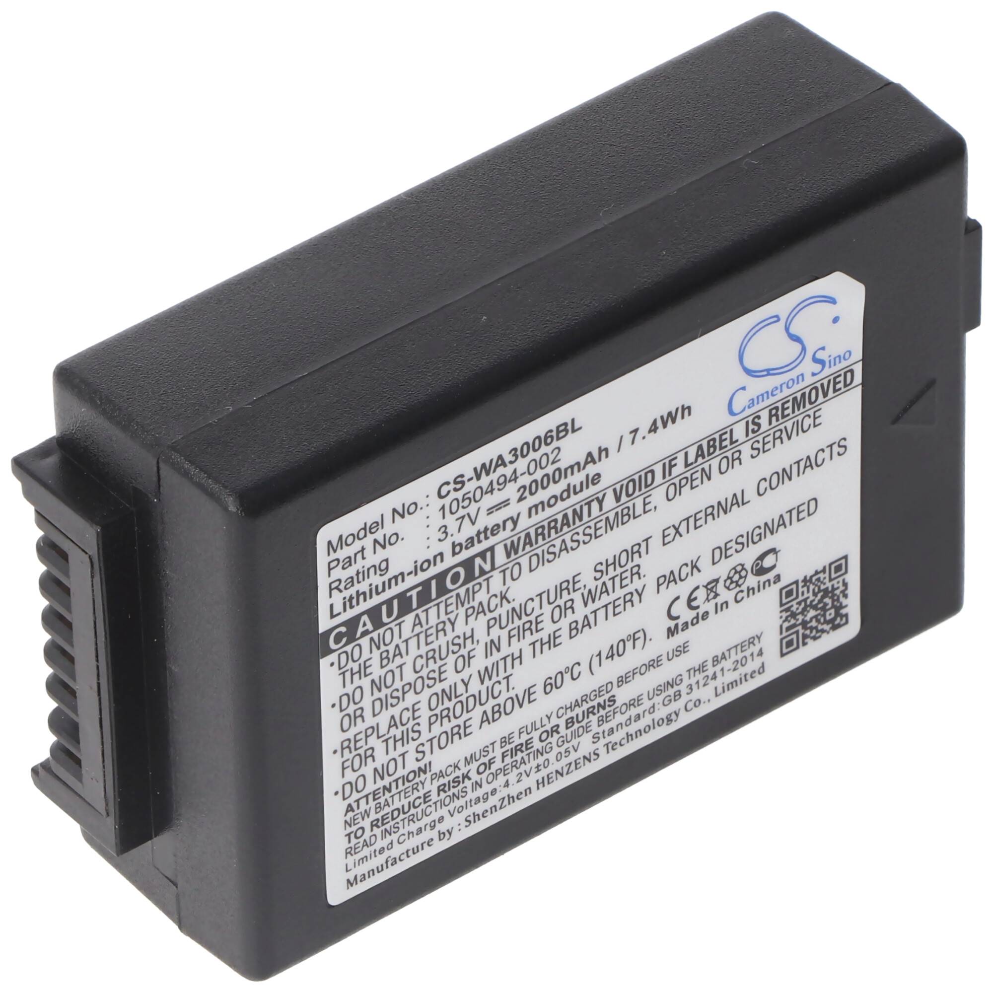 Akku passend für Psion WA3006, Li-Ion, 3,7V, 3000mAh, 11,1Wh
