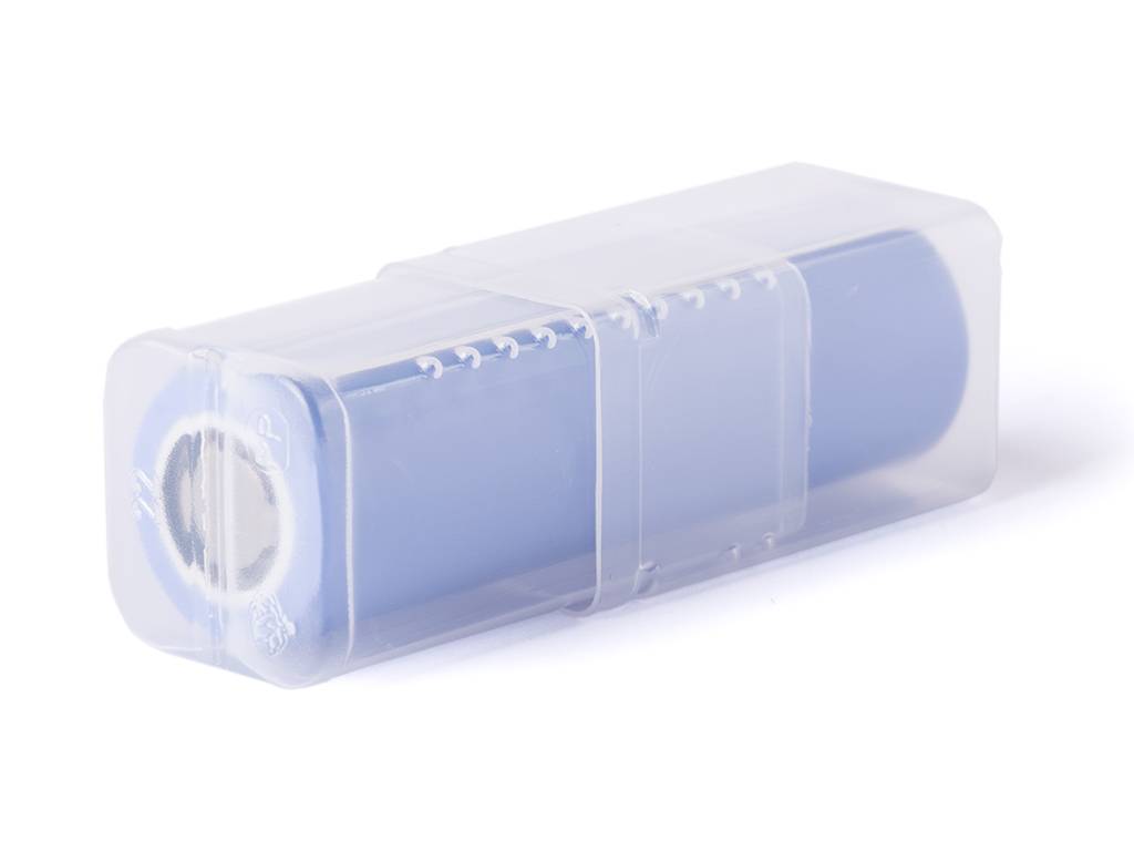 Flexible Aufbewahrungsbox für 1 Stück Akku 21700, 20700, 18650, 18500