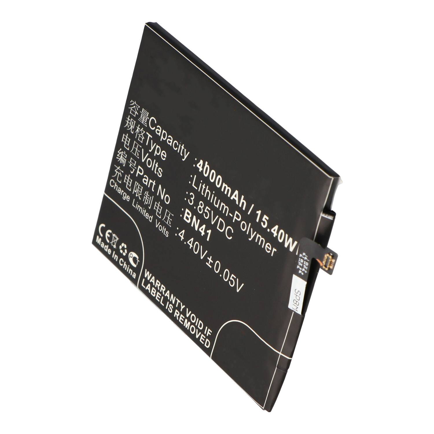 Akku nur passend für Xiaomi Note 4 Akku BN41, BN41L Li-Polymer 3,85V, 4000mAh, 15,4Wh, built-in, ohne Werkzeug