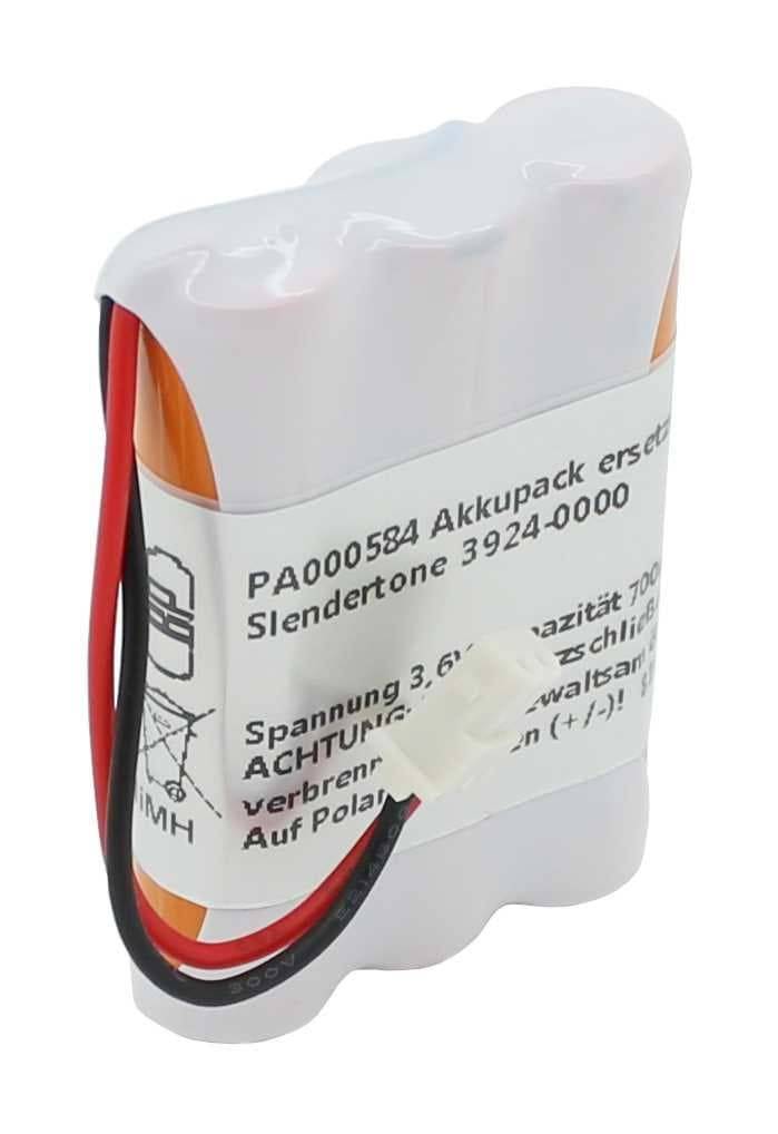 Akkupack NiMH 3,6V 800mAh ersetzt Slendertone 3924-0000