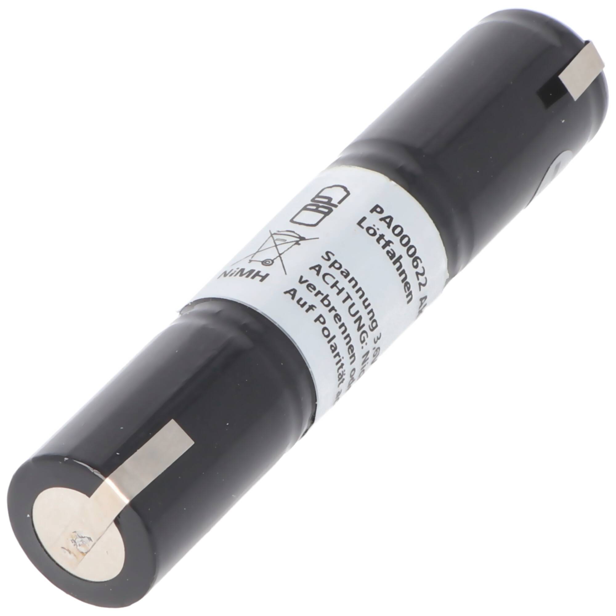 Akkupack passend für Walther Taschenlampe Walther ATL300 3,6 Volt Abmessungen 85 x 16 x 16mm