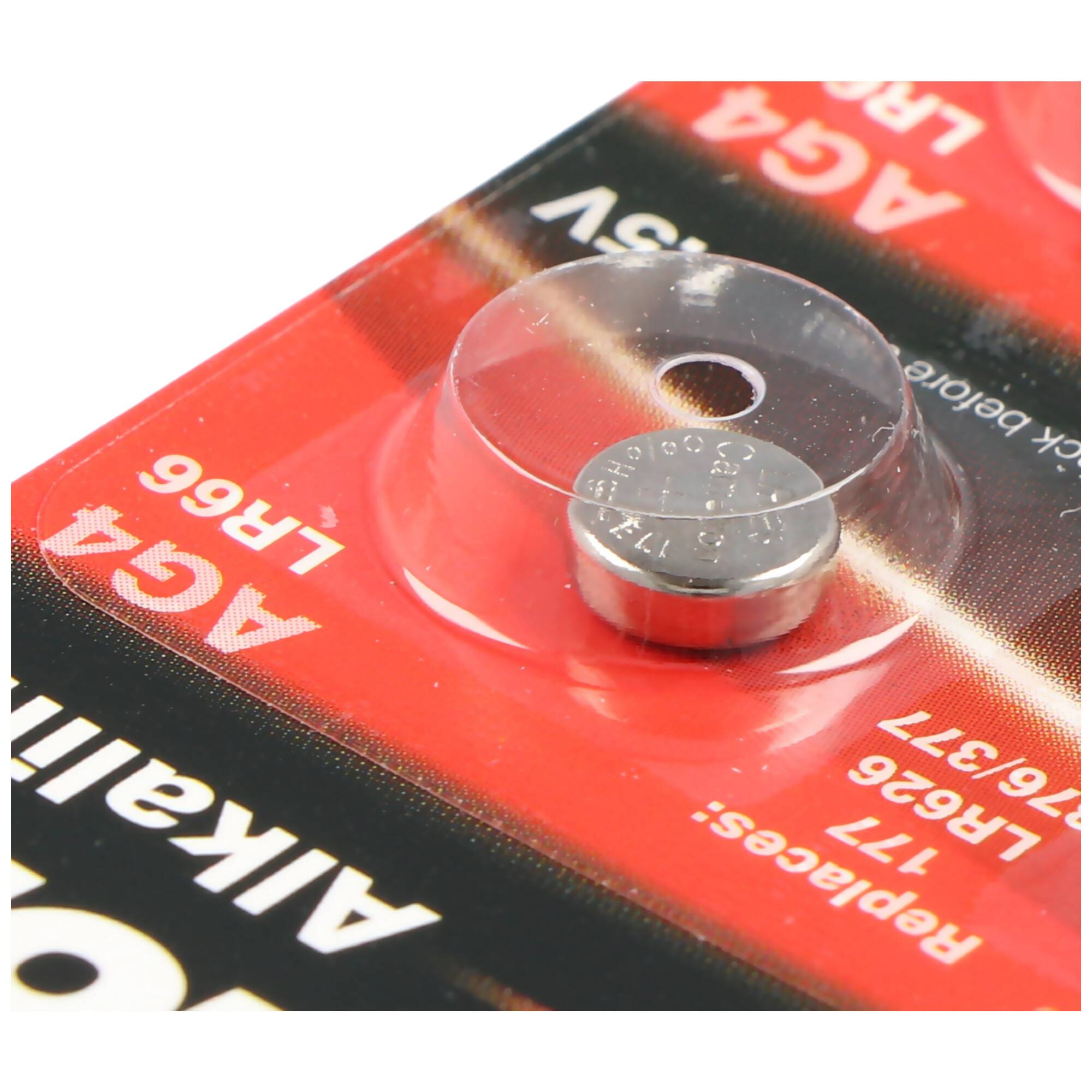 1er Stück Marken Knopfzelle AG 4 Batterie entspricht V376, V377 Knopfzelle und LR626 Batterien 1,5V typisch 18mAh