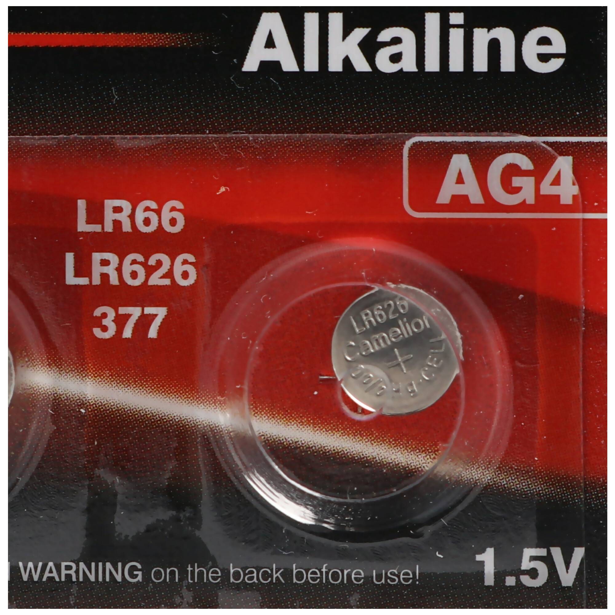 Marken Knopfzelle AG 4 Batterie 10er Set entspricht V376, V377 Knopfzelle LR626 Batterien, 1,5V typisch 18mAh