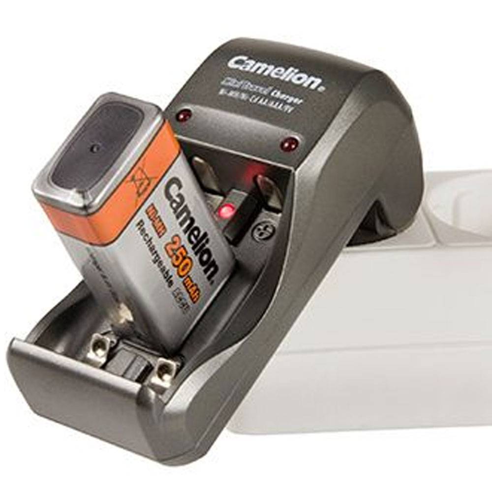 Stecker-Ladegerät BC-1001A inklusive 2 Stück NiMH Akkus Micro AAA, 800mAh