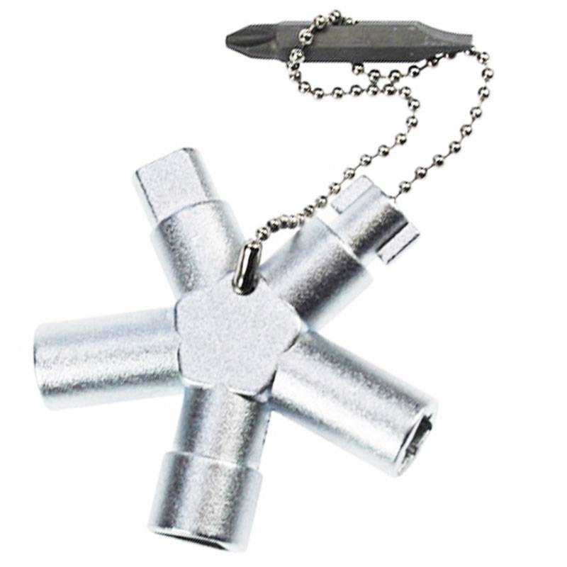 Universalschlüssel Elektro Plus ideal für die Gebäudetechnik, Ausführung Zink Druckguss Konstruktkion