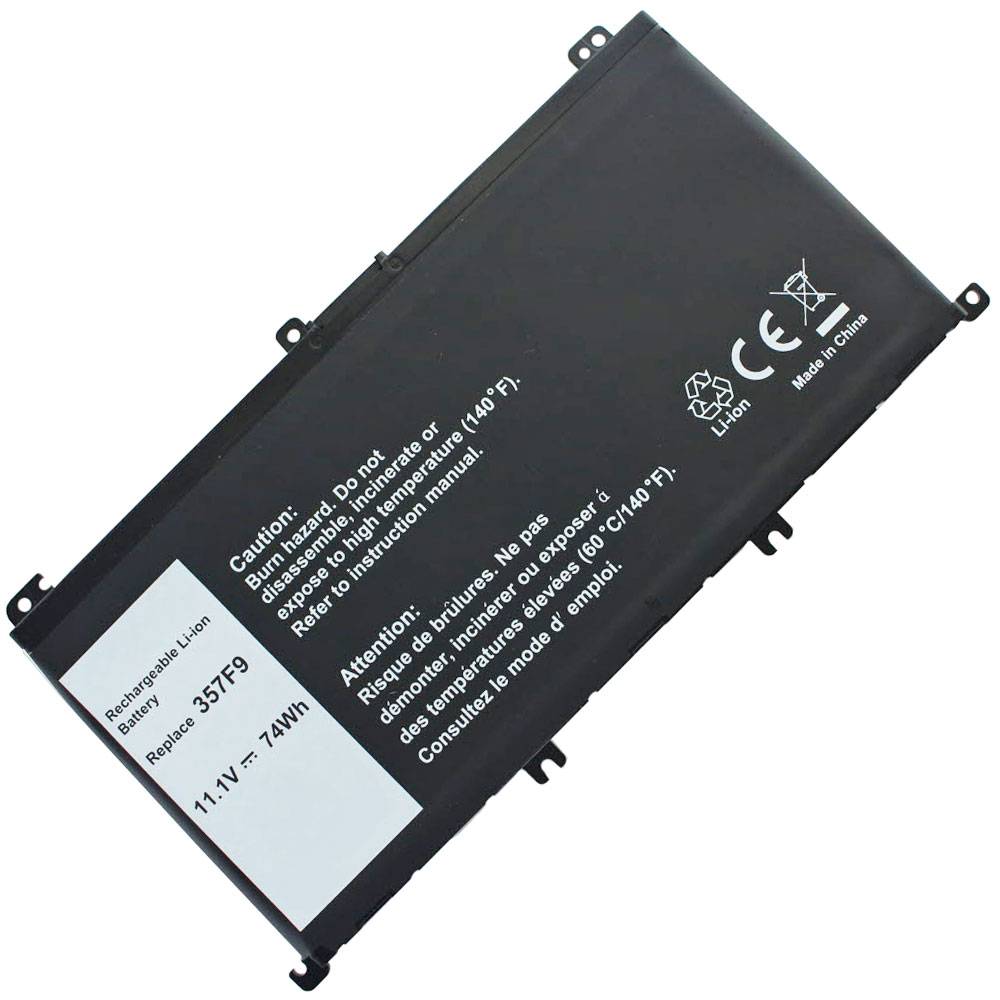 Akku passend für Dell Inspiron 15 7000, 7559, Li-Ion, 11,1V, 6670mAh, 74Wh, built in ohne Werkzeug