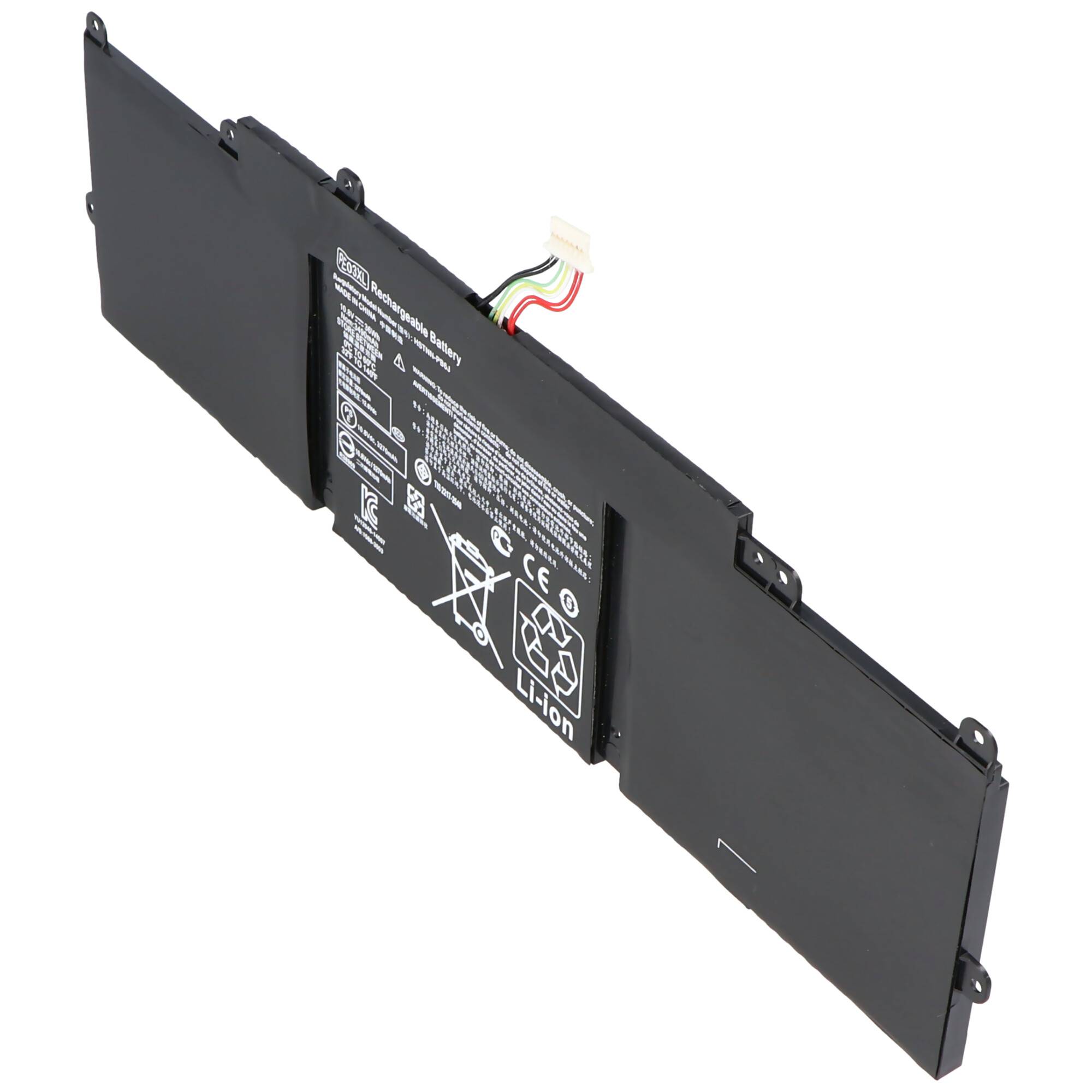 Akku passend für HP Chromebook 11 G3, Li-Polymer, 11,4V, 3200mAh, 37Wh, built-in, ohne Werkzeug