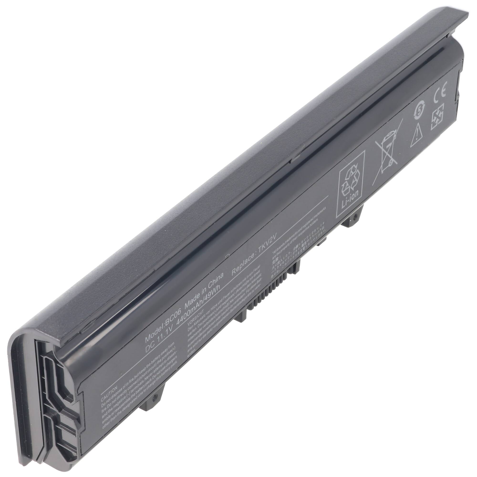 Akku passend für Dell Inspiron N4030, Li-Ion, 11,1V, 4400mAh, 48,8Wh, black