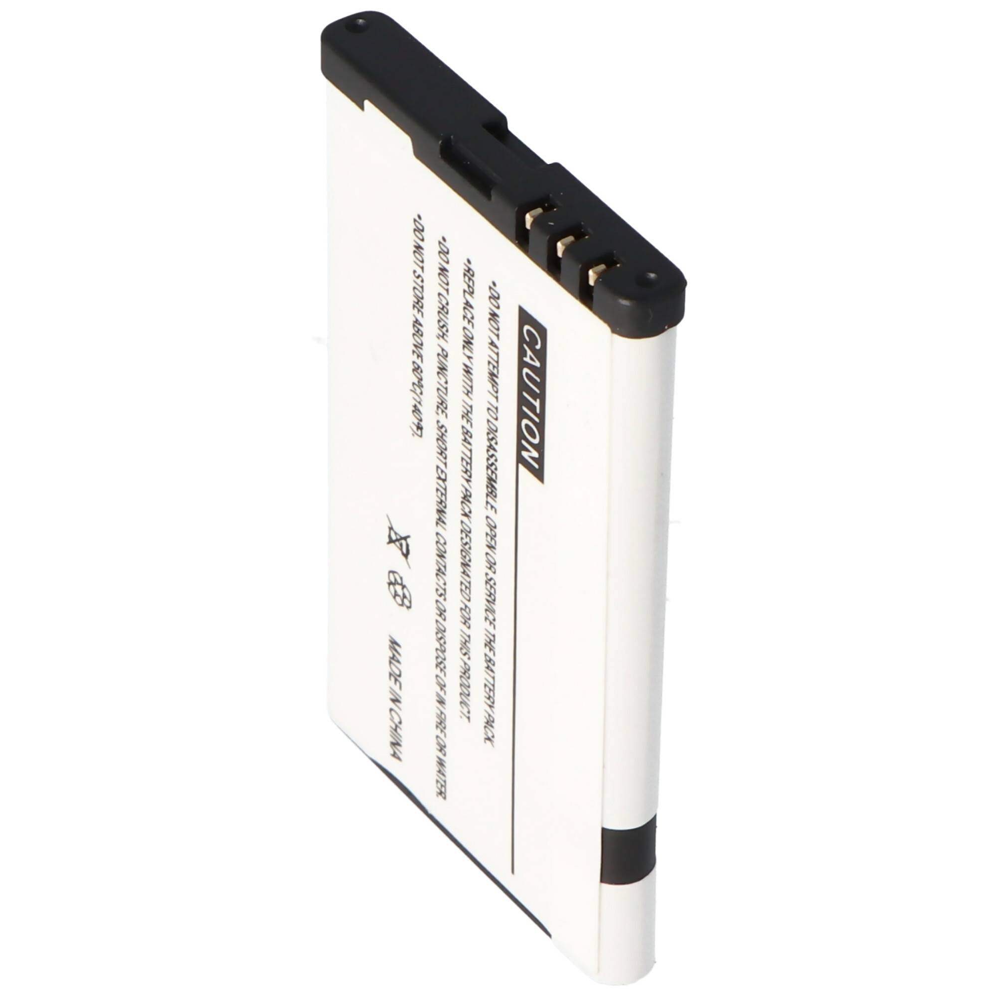 Akku passend für BeaFon S200, S210, 523455 1S1P 3,7 Volt 1100mAh