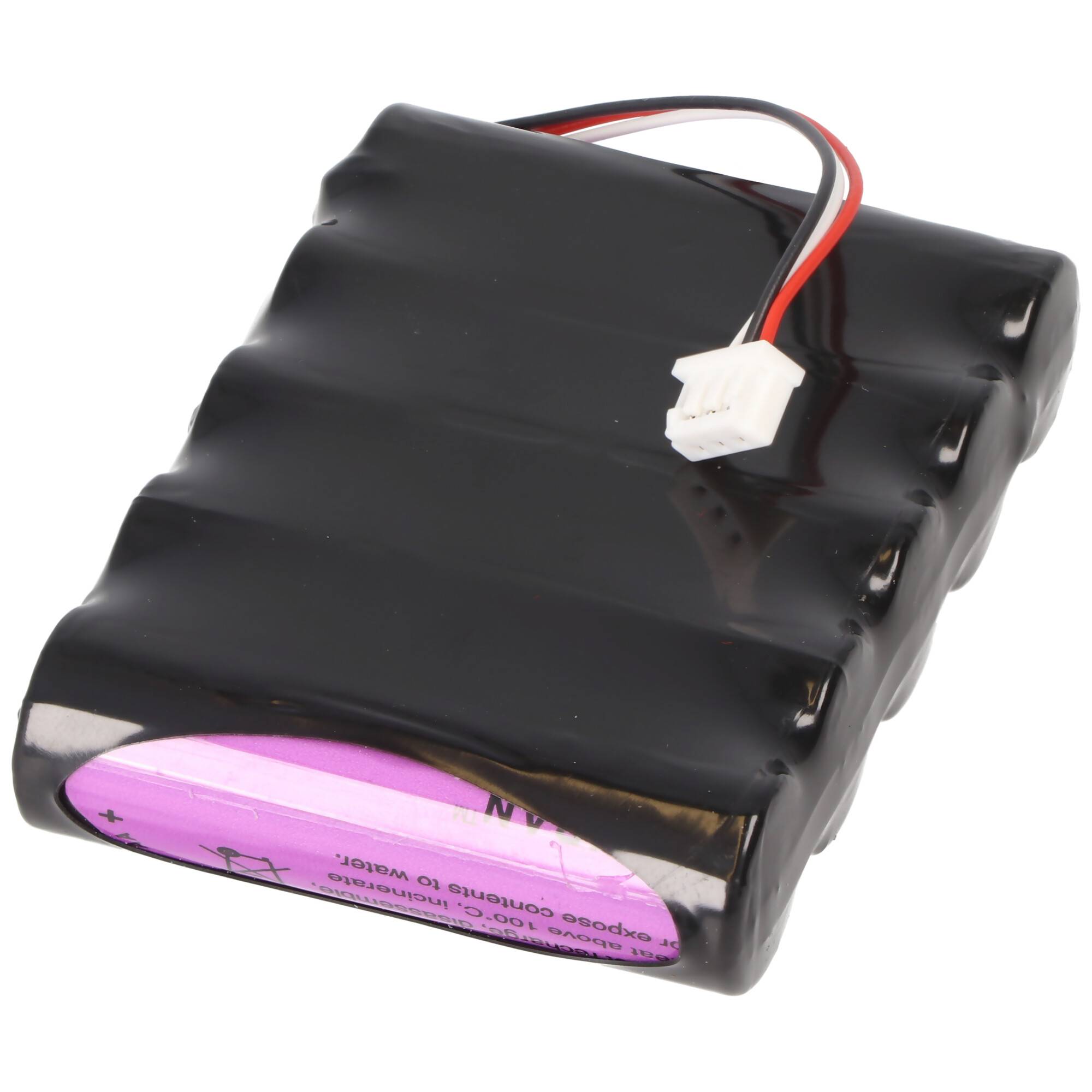 Batterie passend für Siemens S54370-Z11-A1 Speicherbatterie BAT3.6-10, 3,6V 11Ah mit Kabel und Stecker