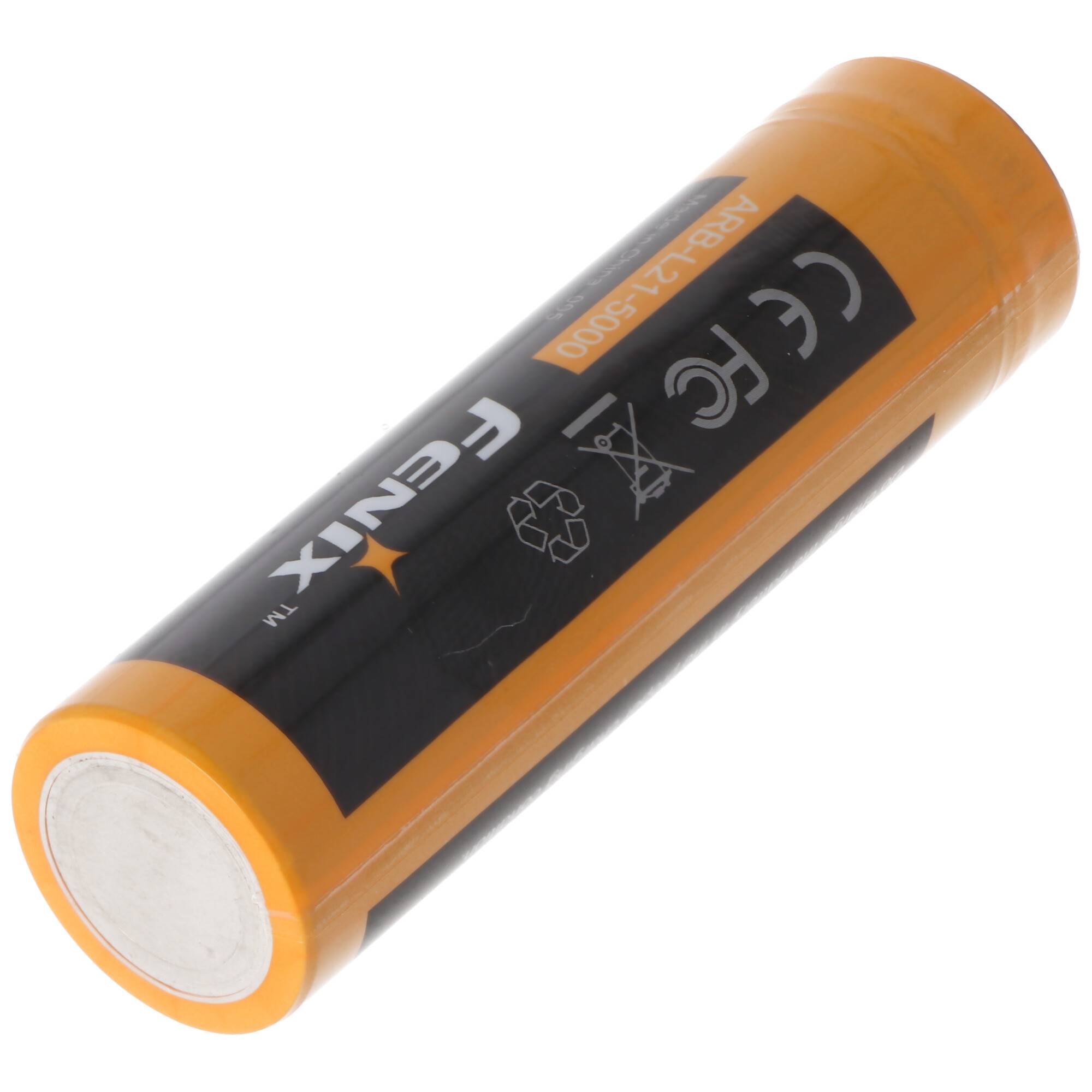 21700 Fenix ARB-L21-5000 Li-Ion Akku Grösse 21700er, 76x21,5mm in der Abmessung