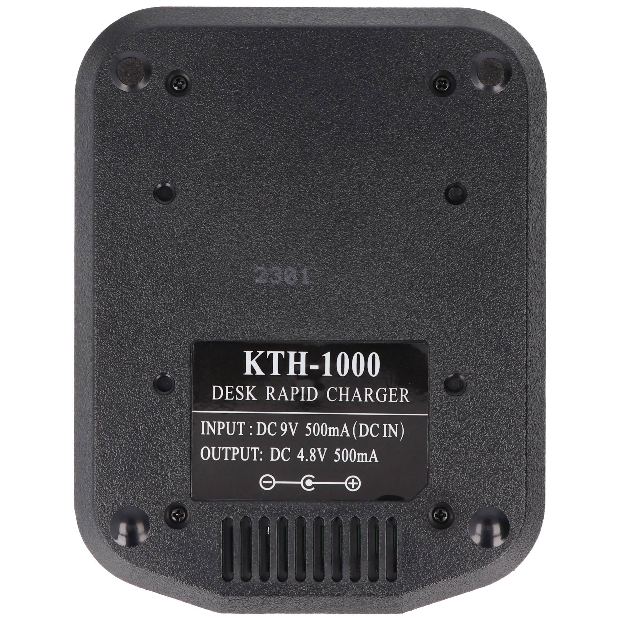 Ladegerät nur passend für 4.8V Ikusi Kranakku BT06K, T70/1, T70/2, 1A Ladestrom, mit Akkudefekt- und Kurzschlußerkennung