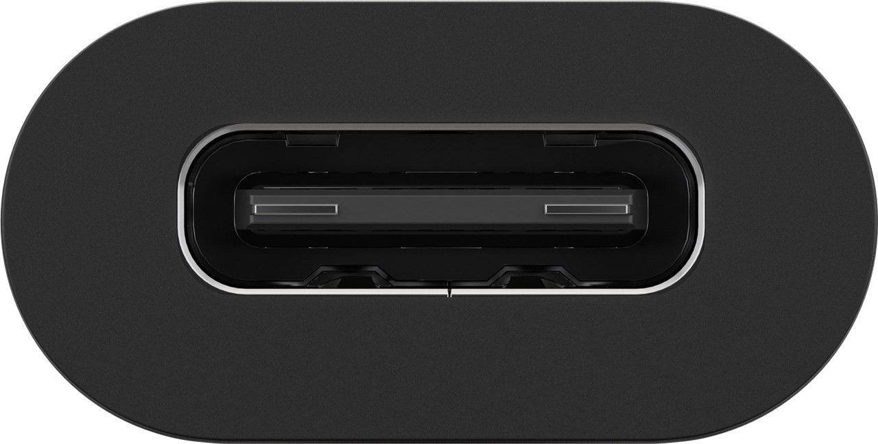 Adapter USB-C™ auf USB-C™ zum einfachen Verbinden von zwei USB-C™-Kabeln, schwarz