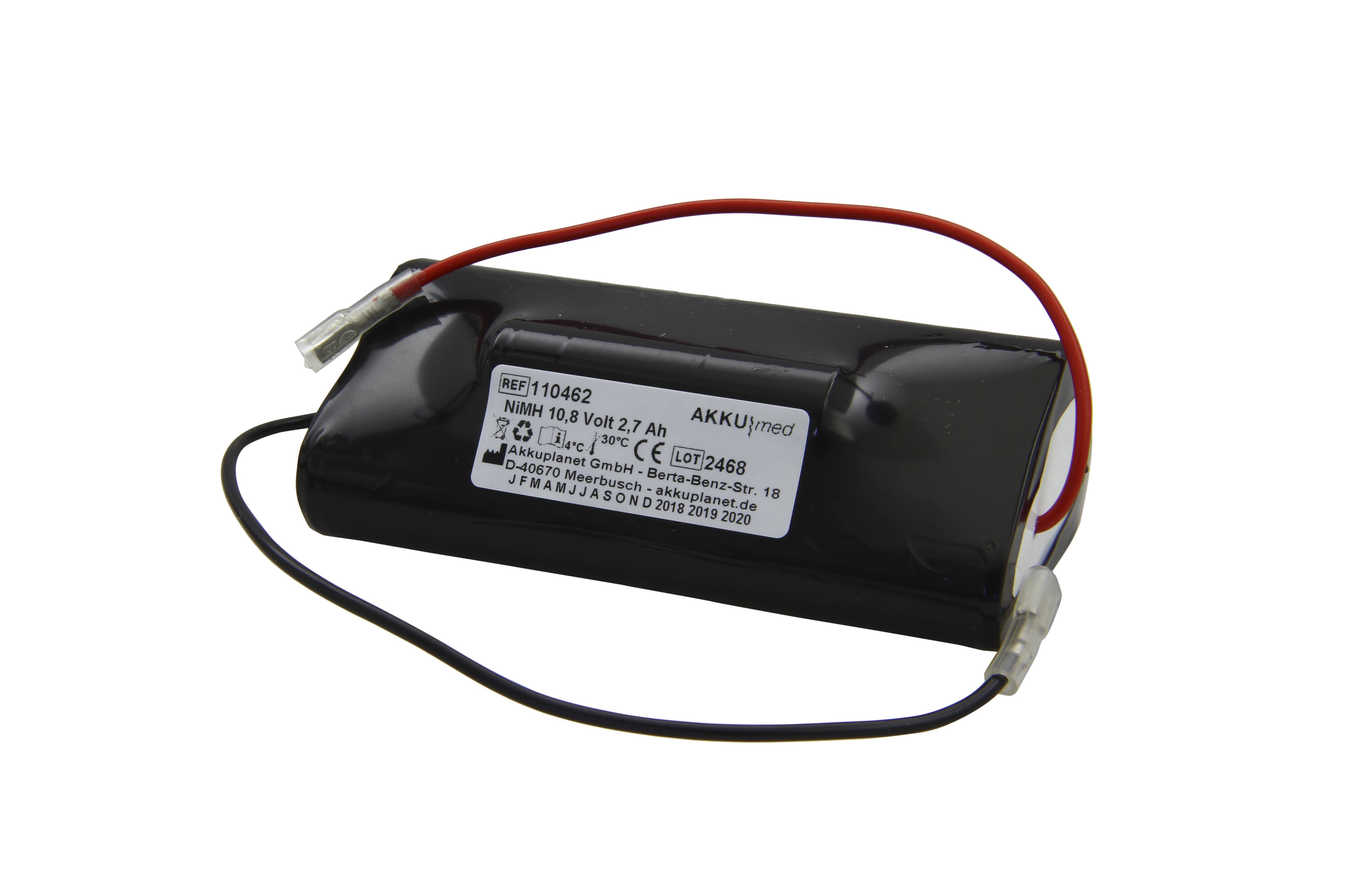 NiMH Akku passend für Quest AC-Tester - Typ 704080 - 10,8 Volt 2,7 Ah