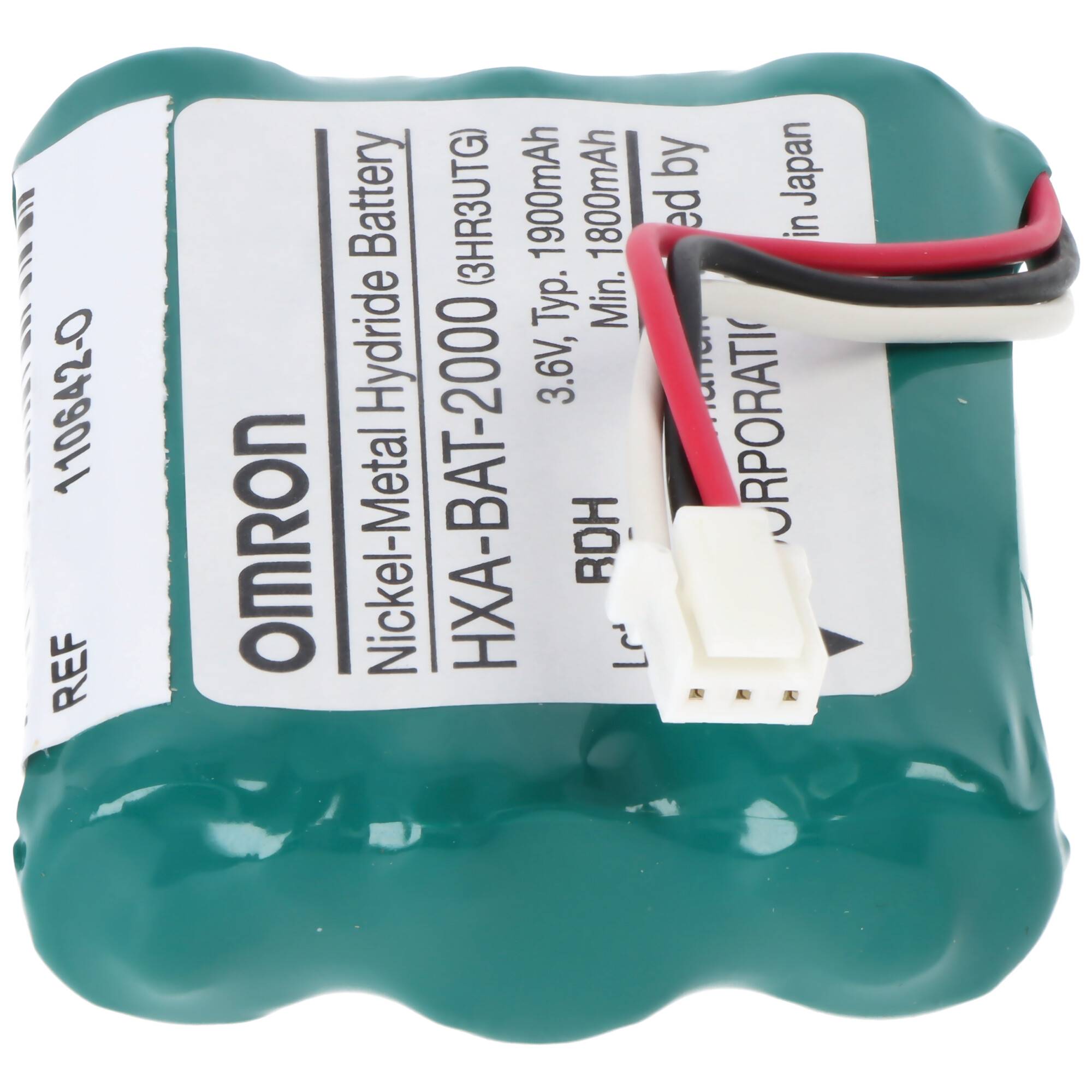 Original NiMH Akku passend für Omron Healthcare HBP-1300 HPM-1300 Blutdruckmessgerät Typ HXA-BAT2000 9065797-O 3,6 Volt