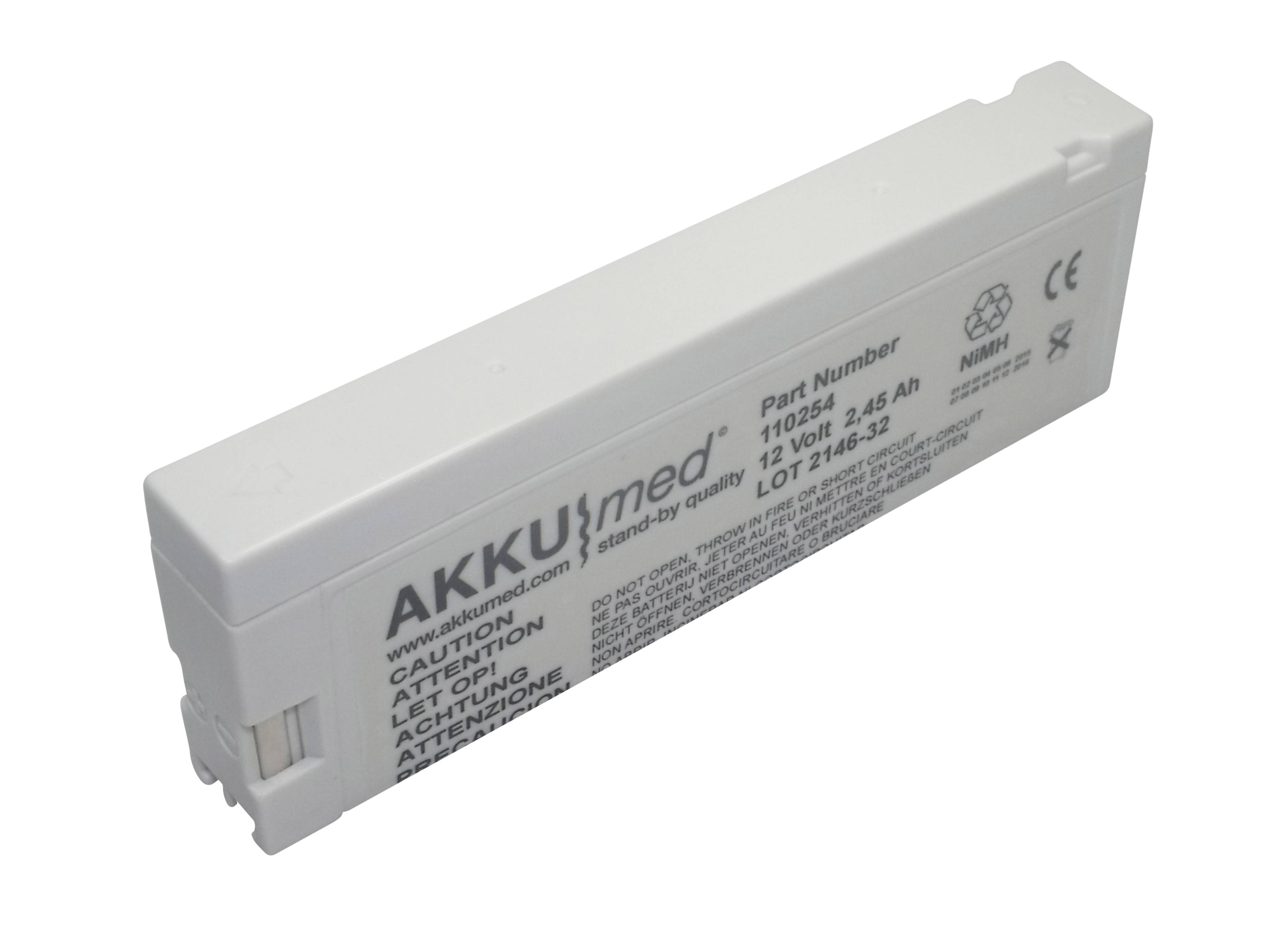 NiMH Akku passend für Spacelabs SL1030, SL1050, Ultraview SL2400