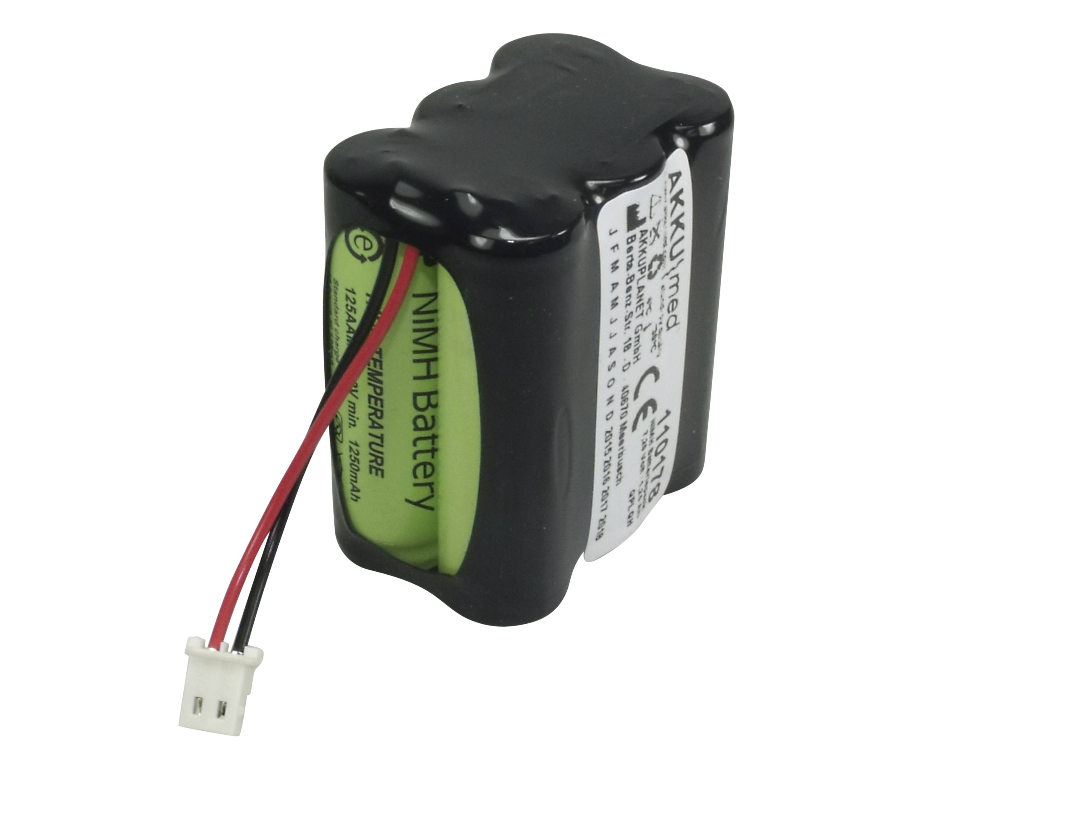 NiMH Akku passend für Alaris Infusionspumpe Asena GW 7,20 Volt/ 1,25 Ah CE Konform