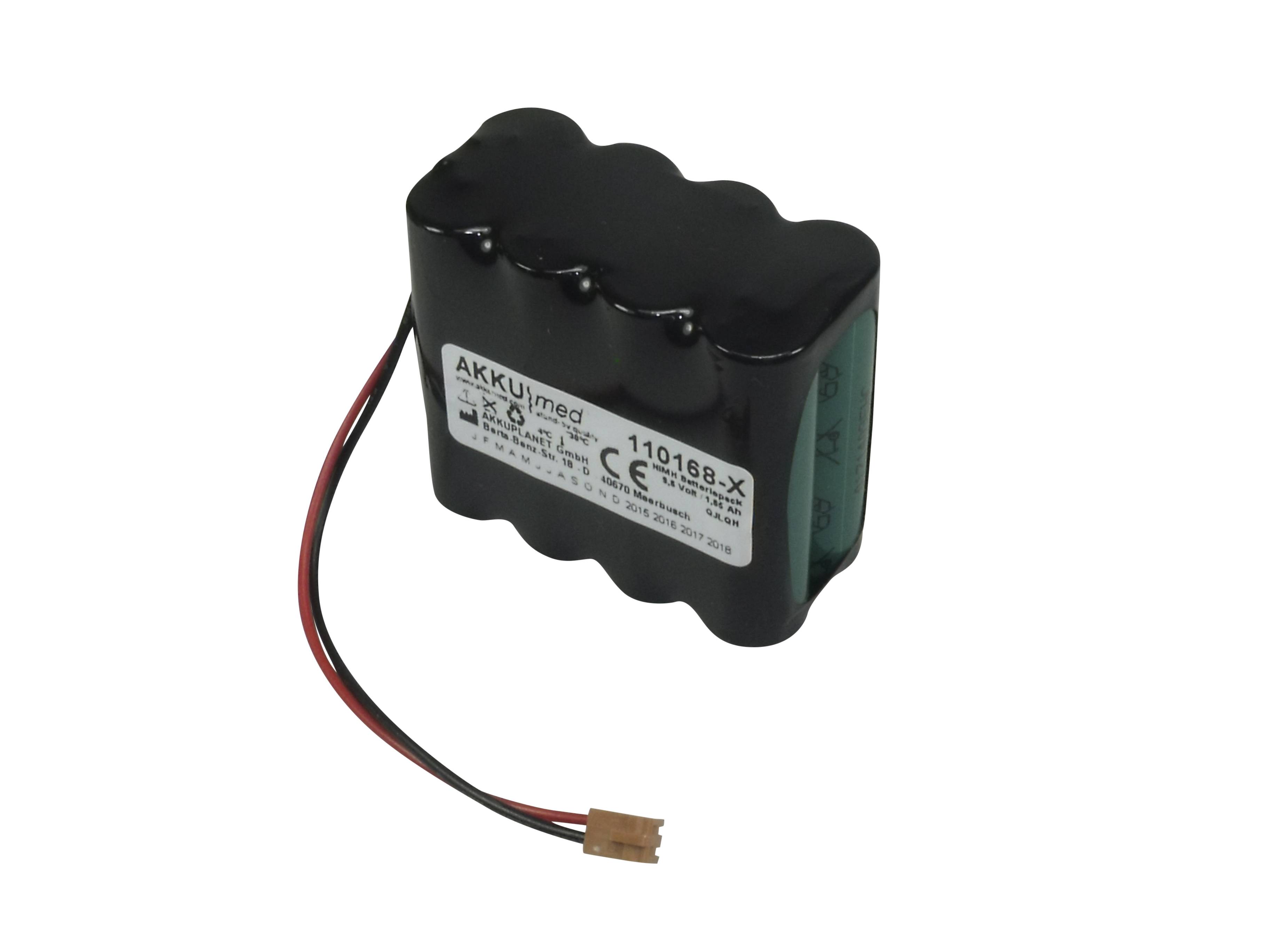 NiMH Akku passend für Terumo Infusionspumpe TE311/ TE312/ TE331/ TE332 9,6 Volt 1,65 Ah CE Konform