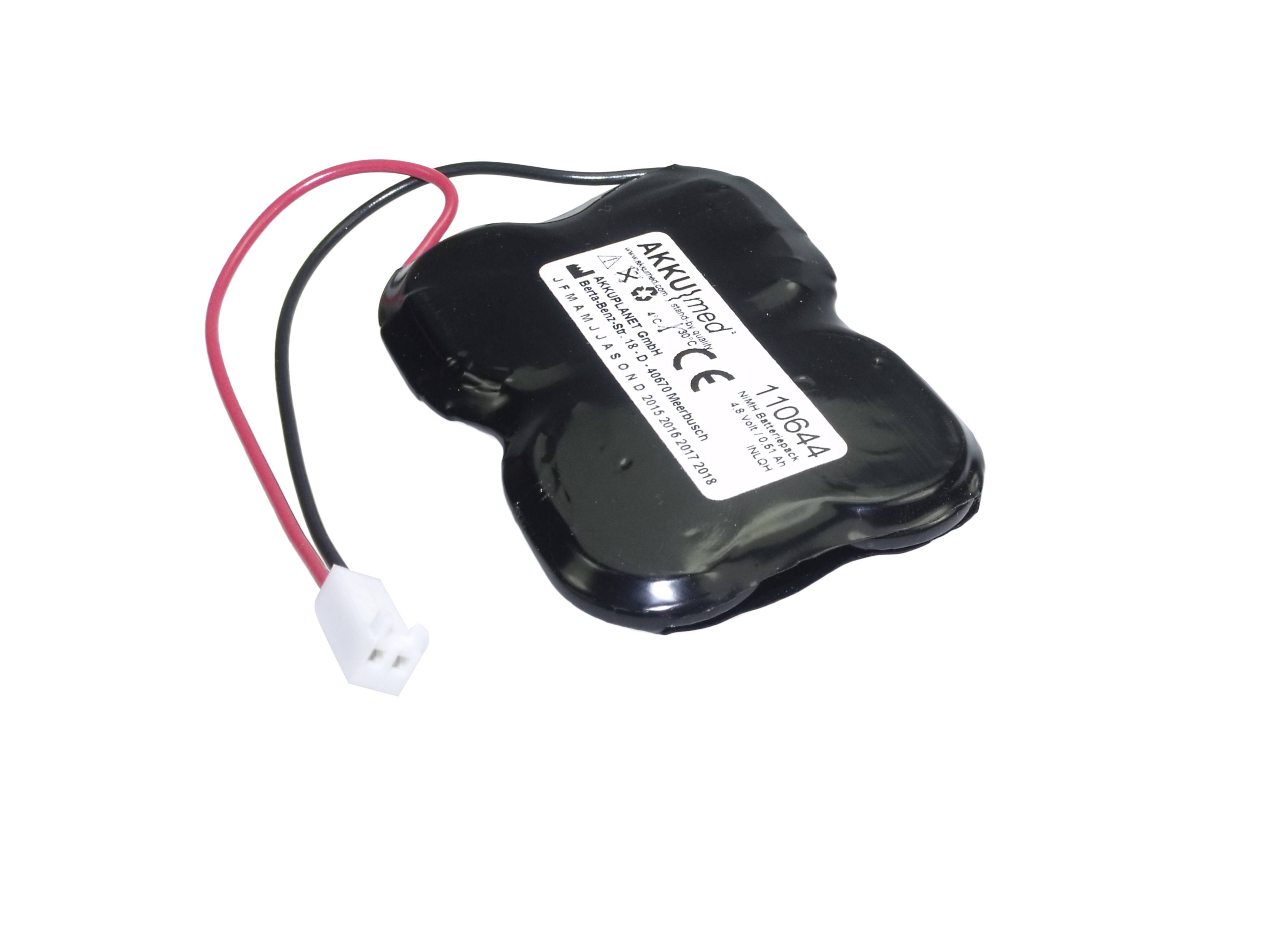 NiMH Akku passend für Covidien/ Aerogen Aeroneb ProX Vernebler Typ 55750504012 4,8 Volt 0,51 Ah CE Konform