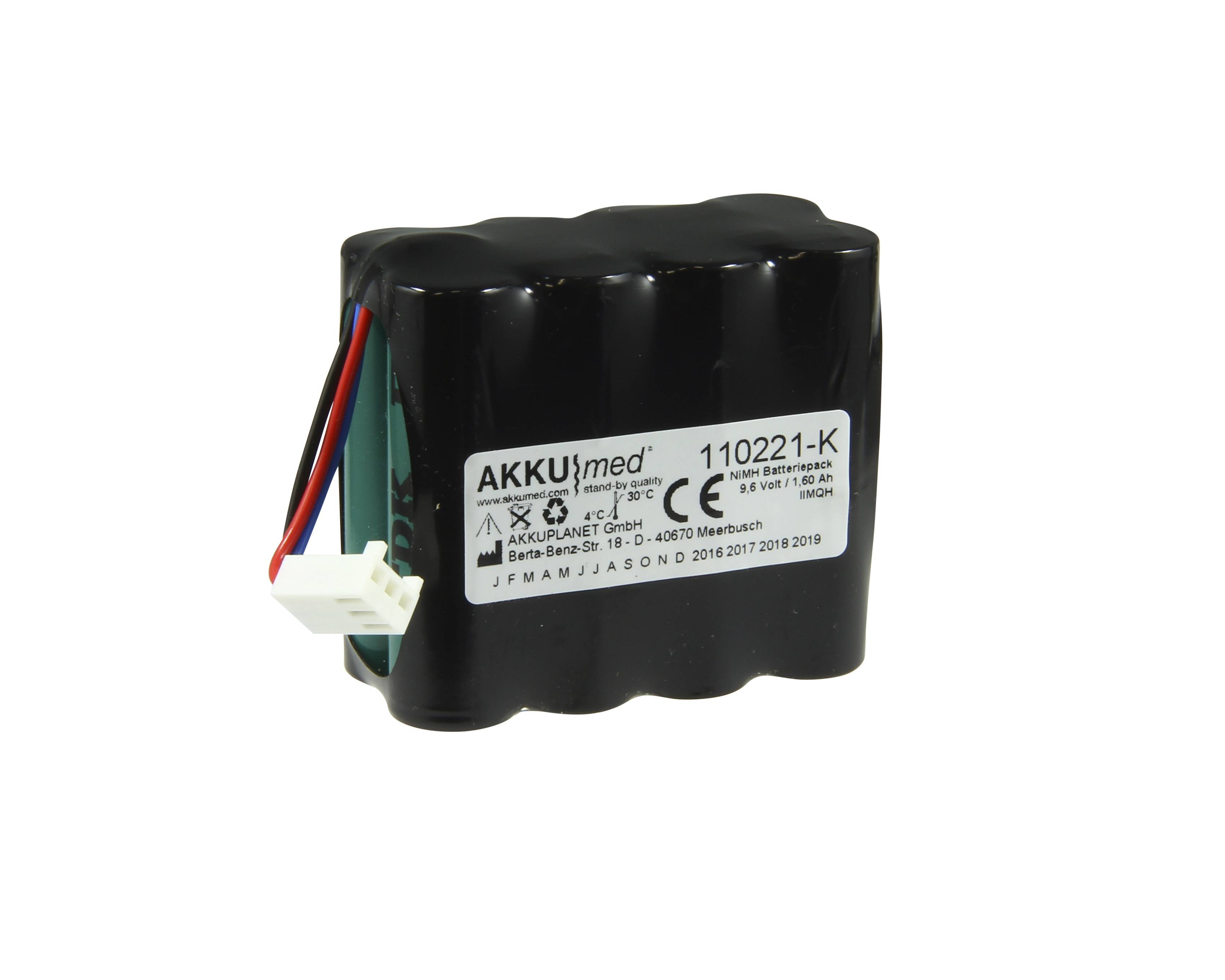 NiMH Akku passend für BCI Capnocheck CO², SPO², 3303, AD700 - Typ 8200(9714)