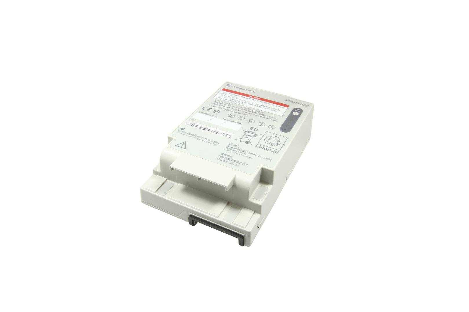Original Li Ion Akku Nihon Kohden TEC-8000 - Typ SB831-V