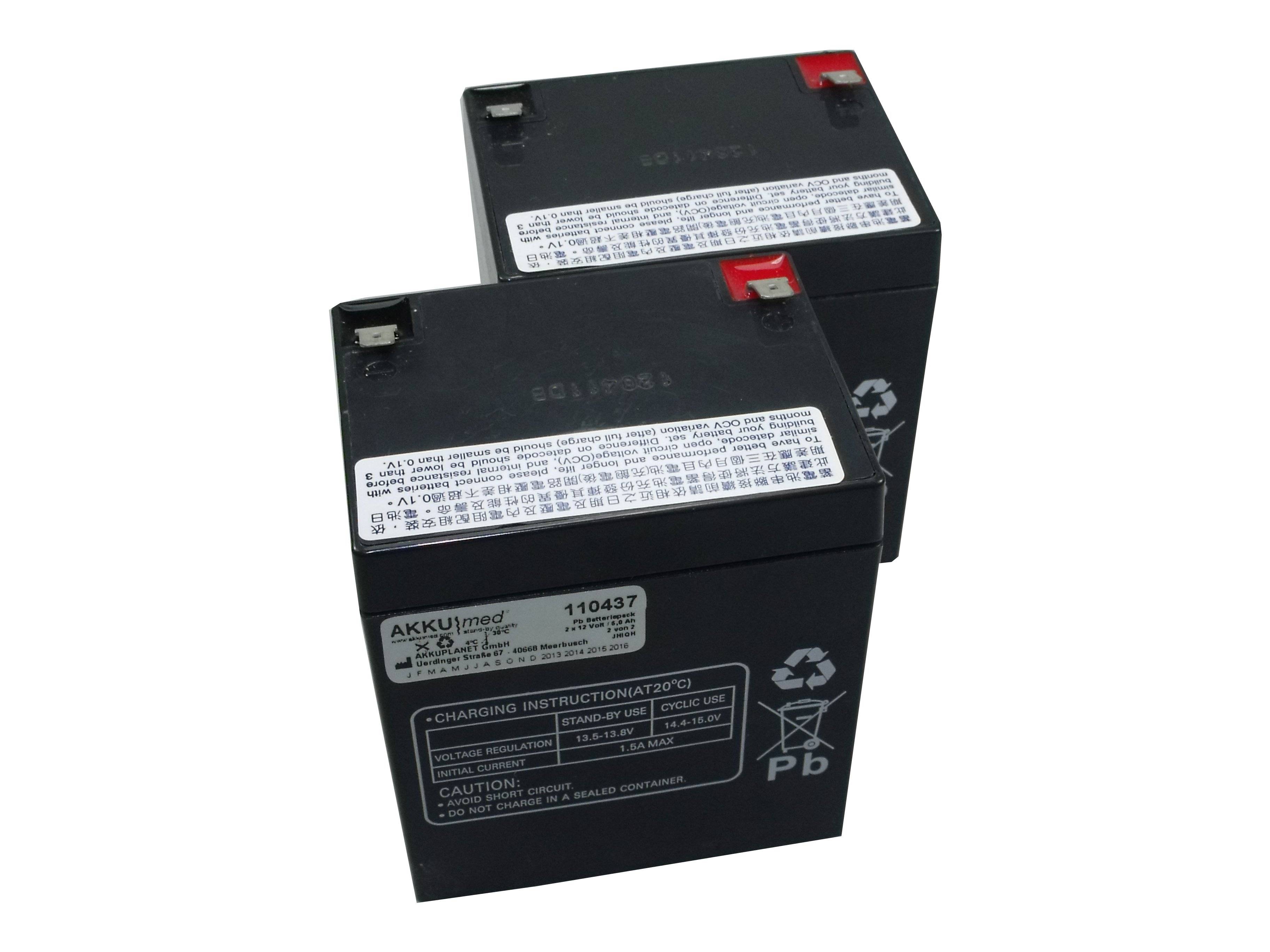 Blei Akkueinsatz passend für Arjo Lifter Typ Minstrel - Typ HMX00310.0a