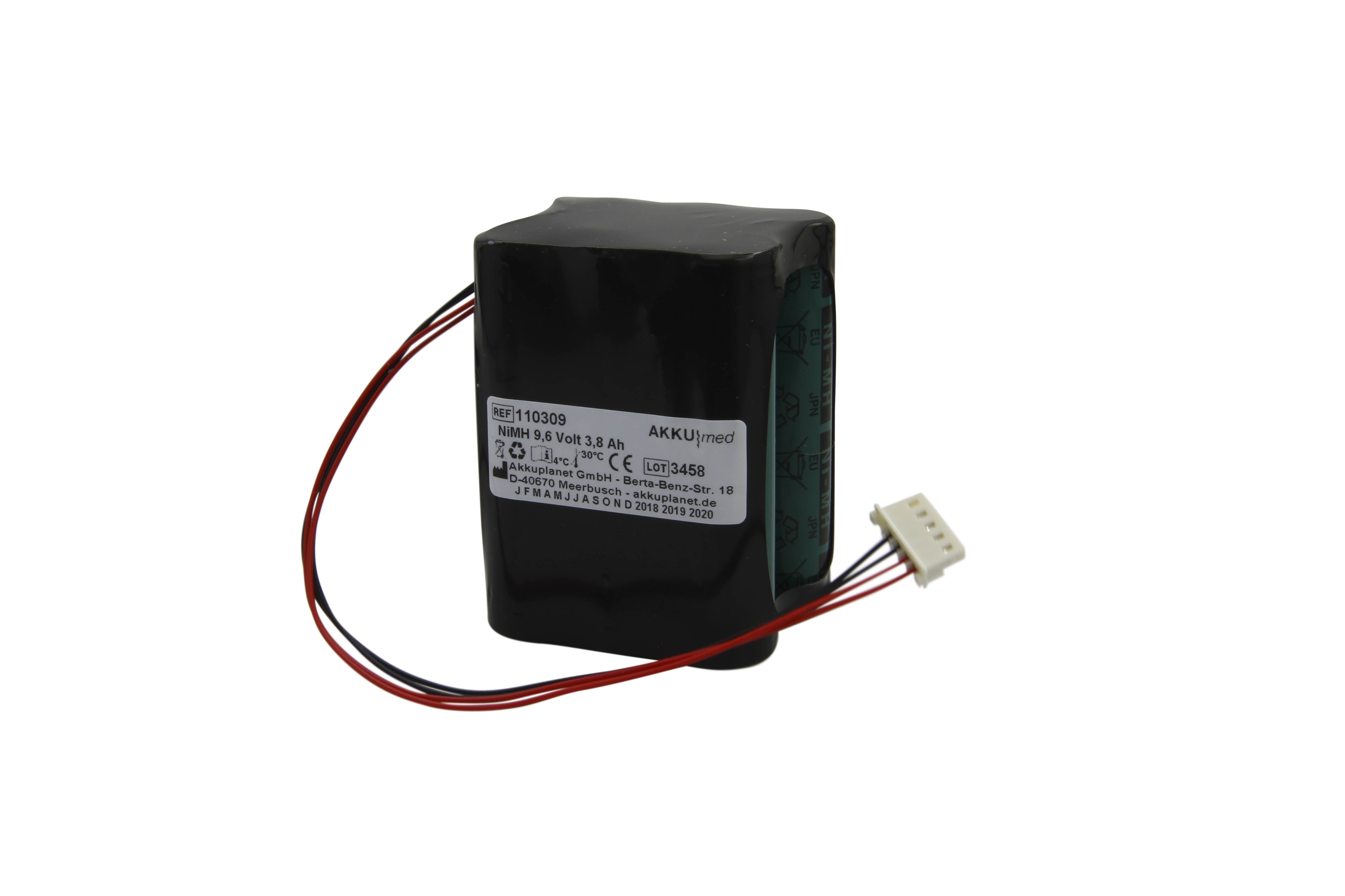 NiMH Akku passend für Nellcor N-560, N560 Oximax. Puls Mediana M6008-O
