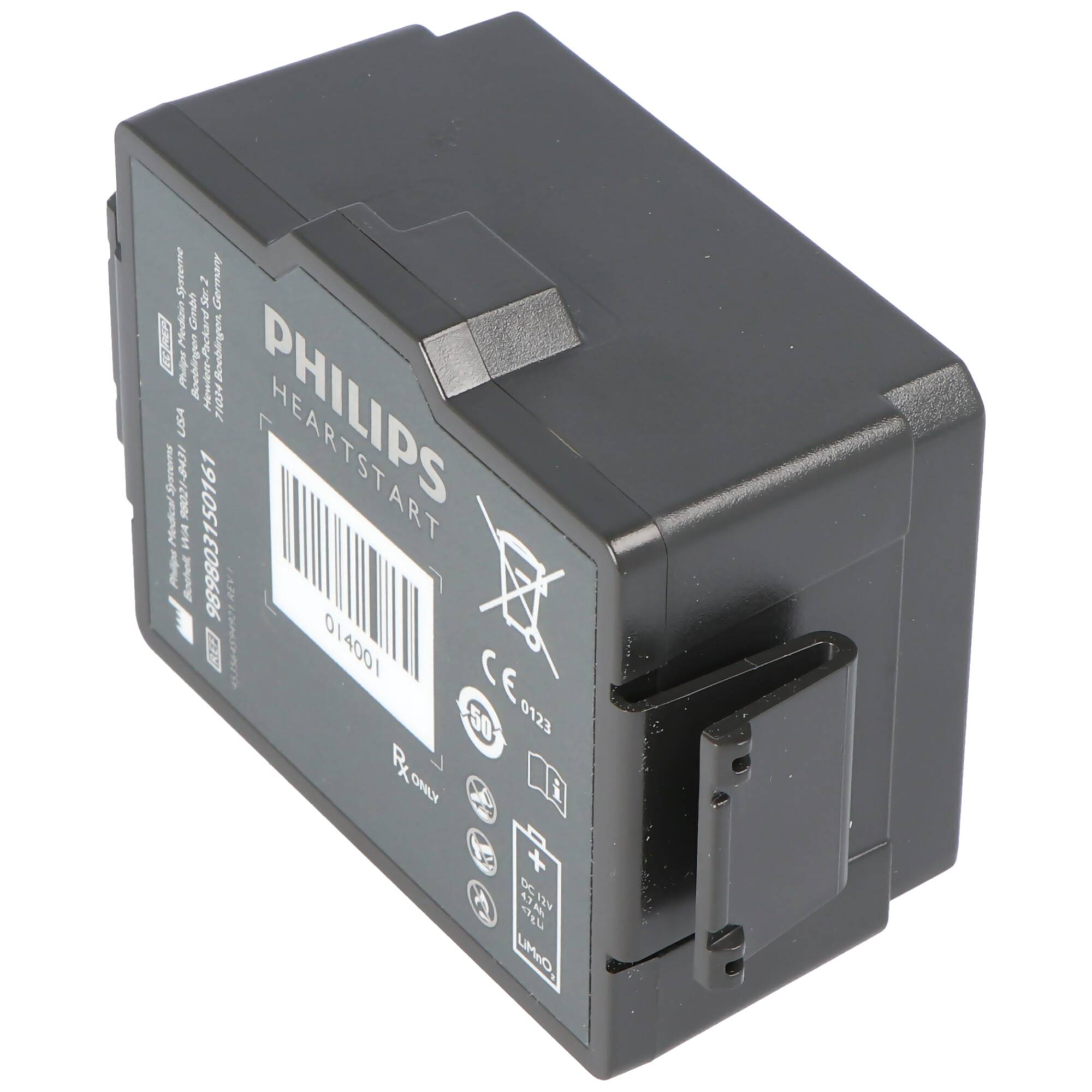 Original Philips Lithiumbatterie Heartstart Forerunner 3, FR3