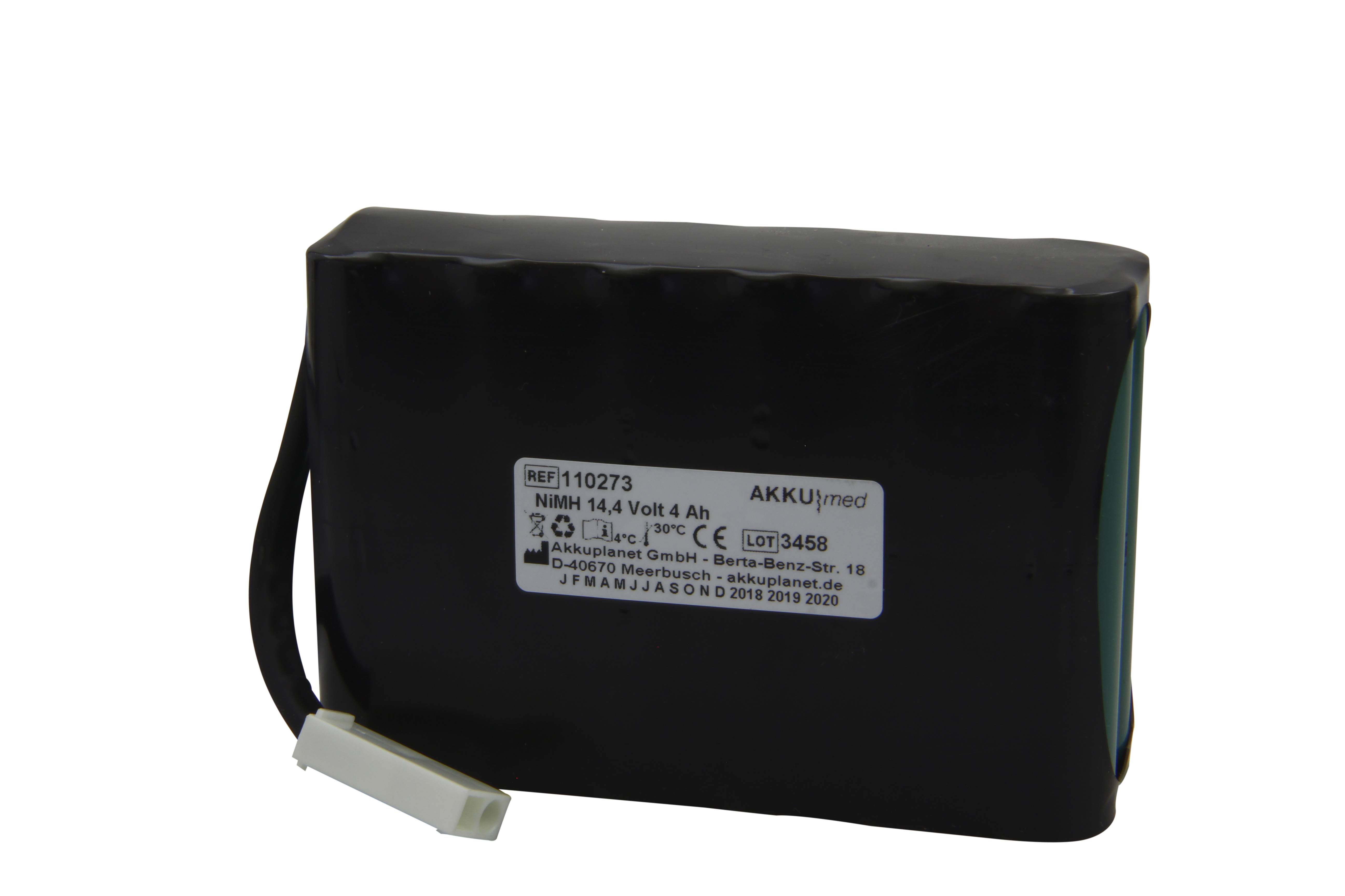 NiMH Akku passend für Nellcor N5500/ N5600 14,4 Volt 4,0 Ah CE Konform