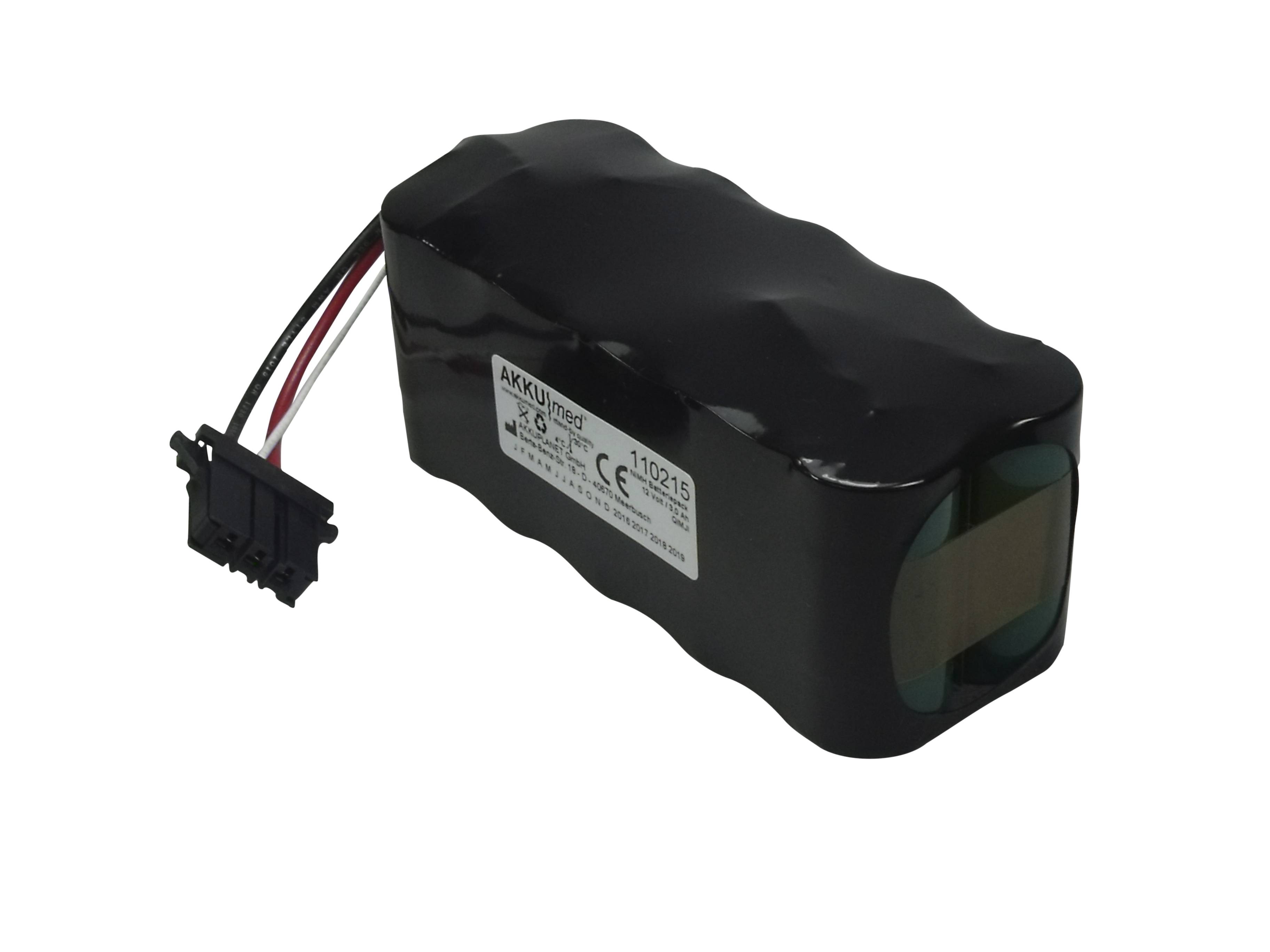 NiMH Akku passend für Nihon Kohden Defibrillator TEC5521, ECG-1350 - X065