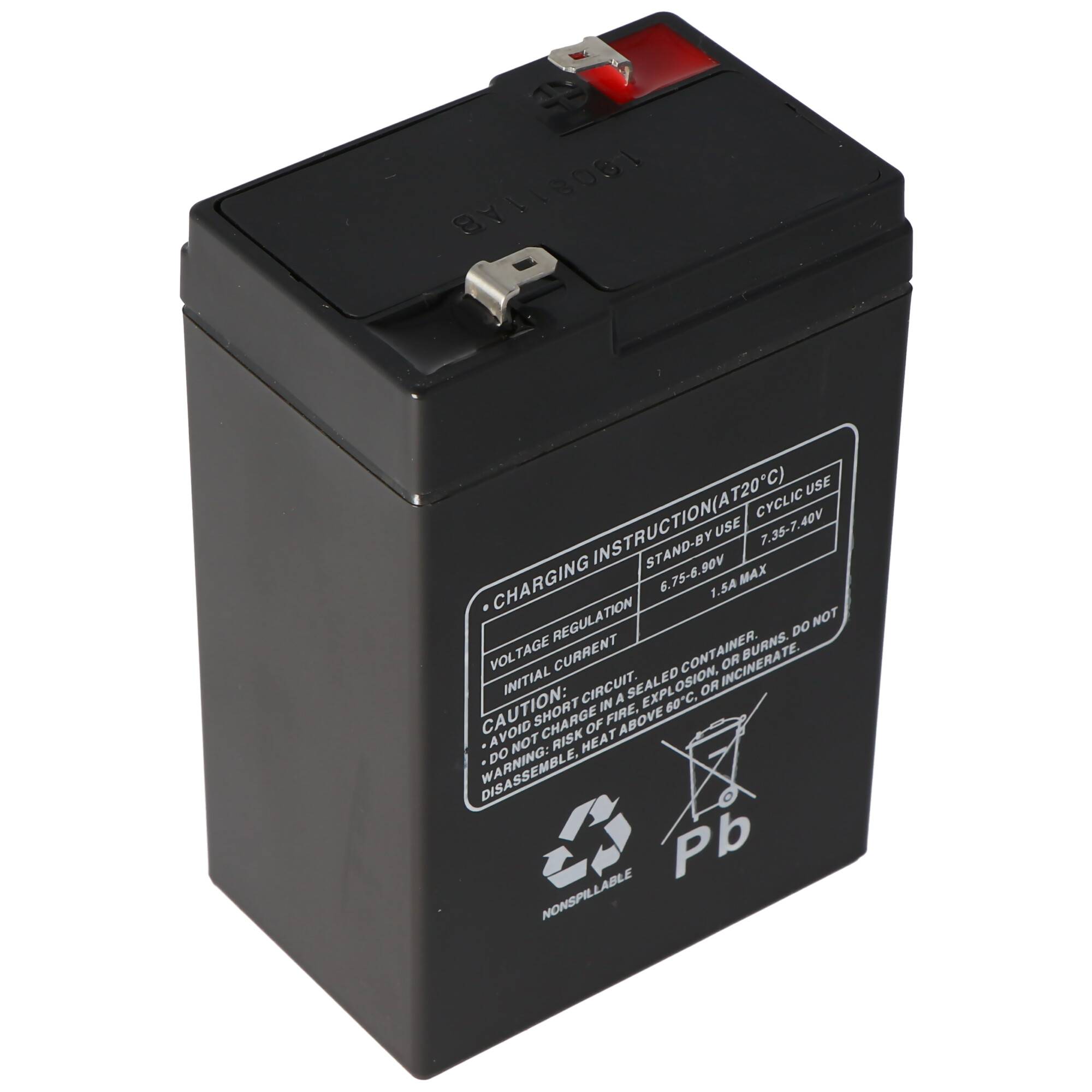 Blei Akku passend für Nellcor PulsoxiMeter NPB190,195 - 640119