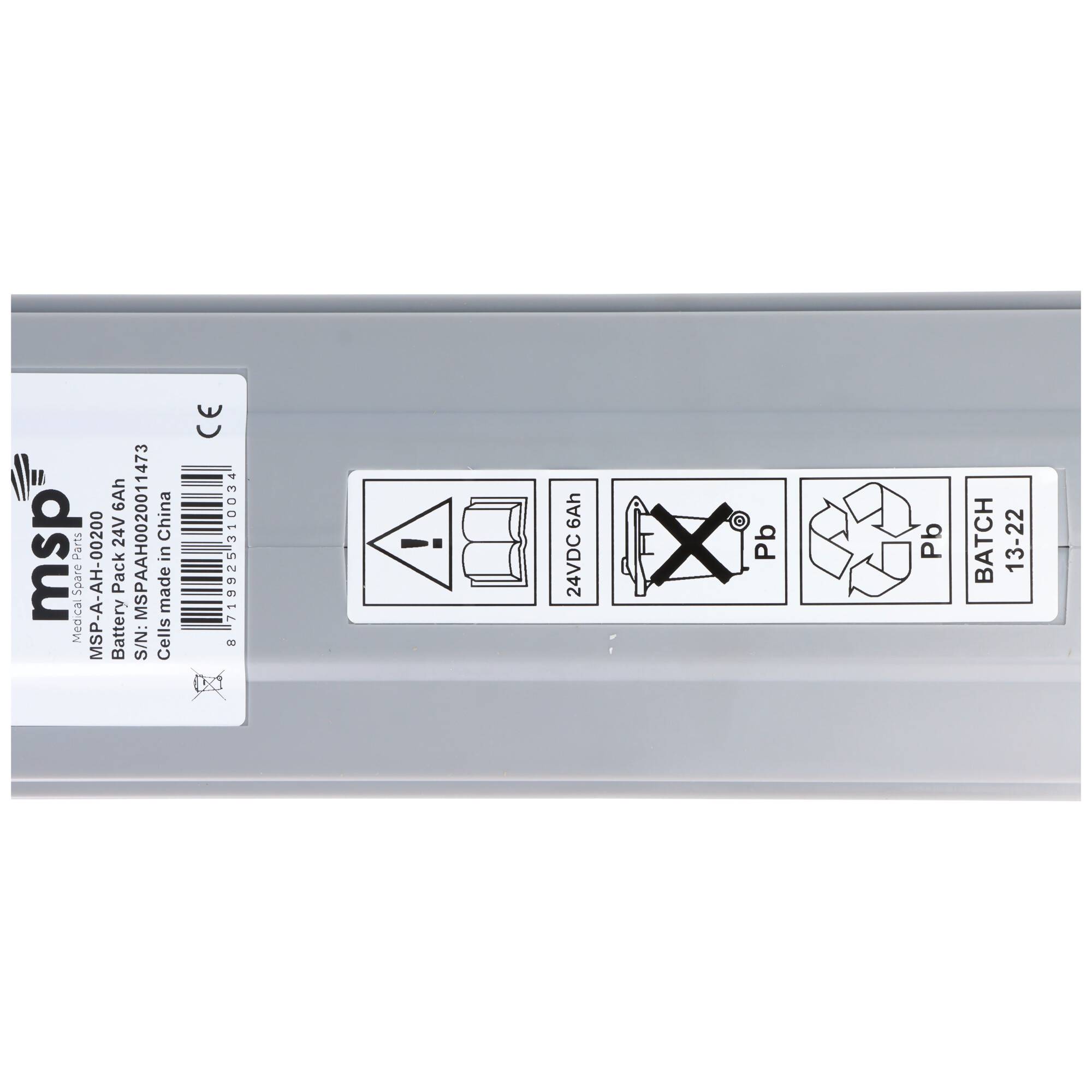 Blei Akku passend für Arjo Lifter Encore, Tempo, Opera, Tenor, Sara plus KPA0100, 728x101x70mm